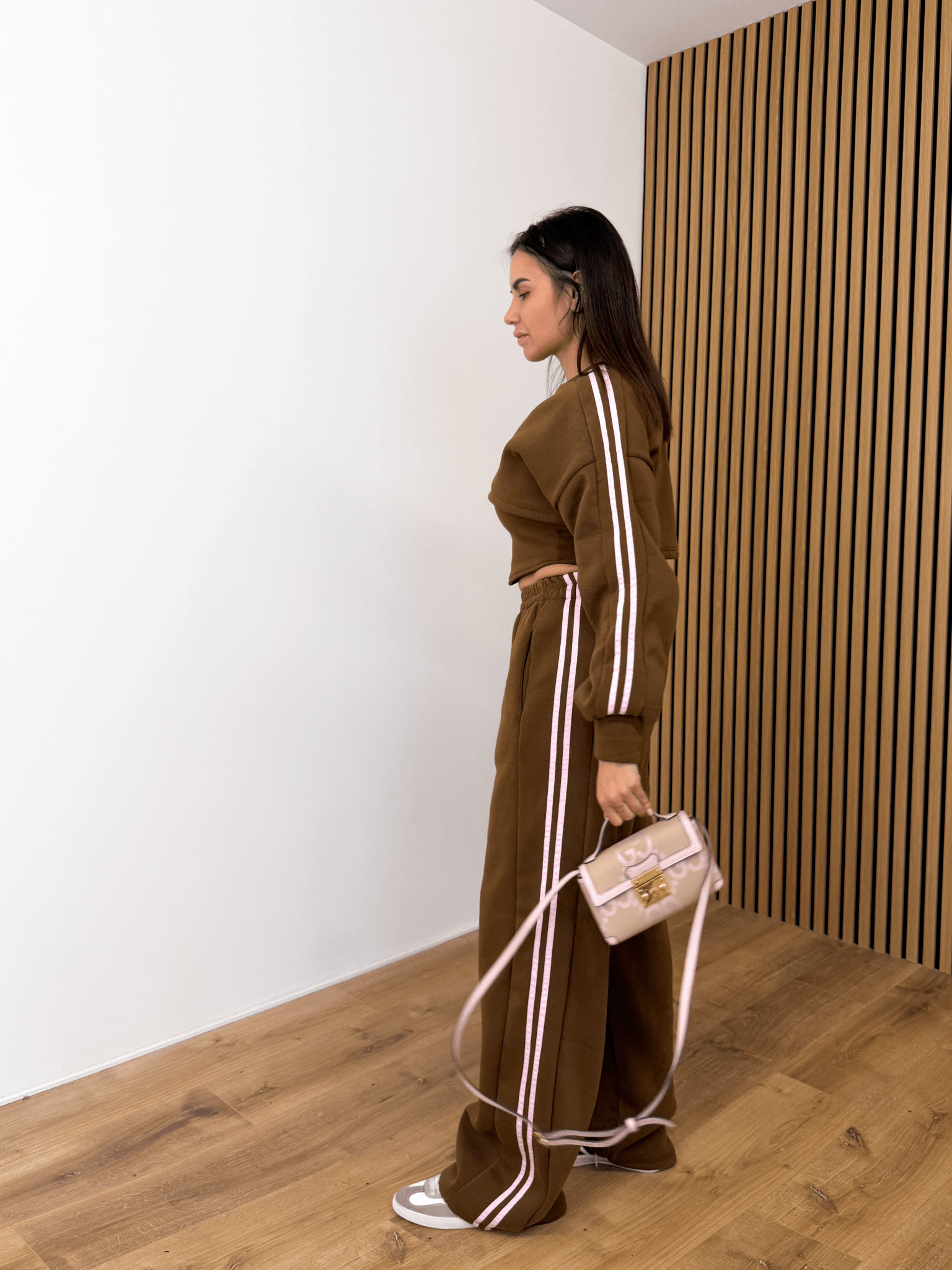 Completo Tuta Tris - Marrone e Rosa - SAINTH