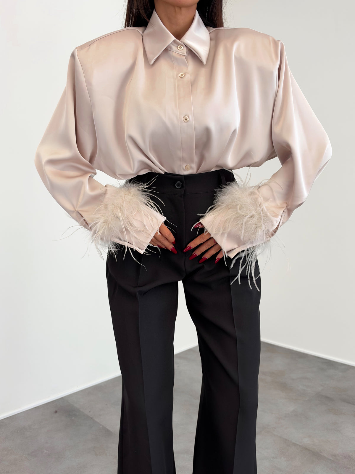 Camicia Plumette - Burro