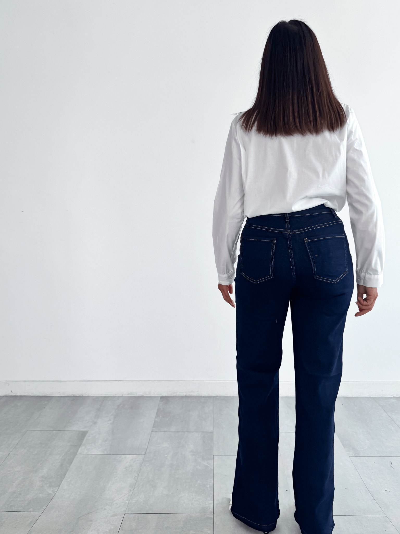 Jeans Bottone Oro - Blu Denim - SAINTH