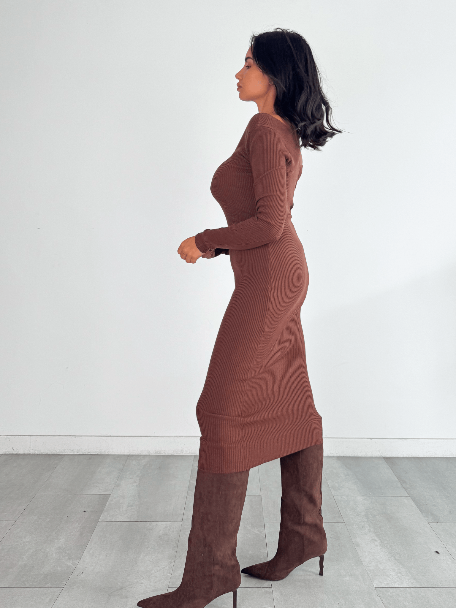 Abito Pull Fascino - Marrone - SAINTH