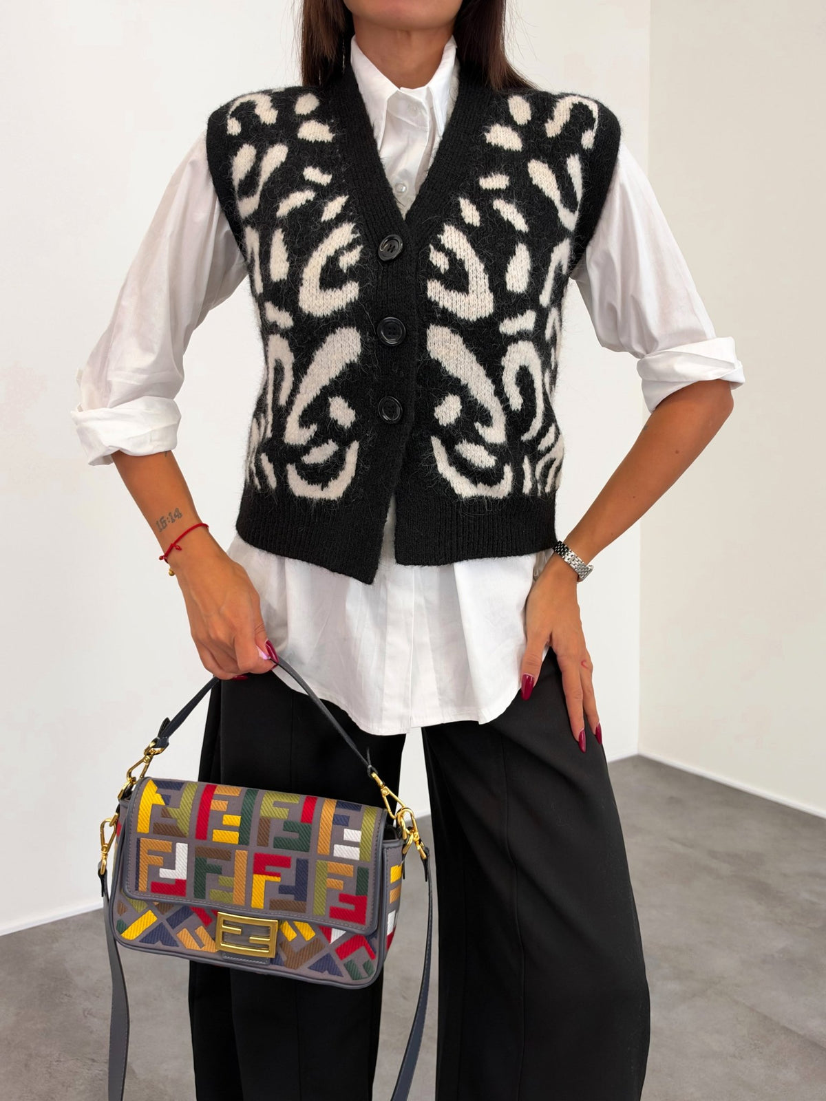 Gilet Maison - Nero Burro - SAINTH