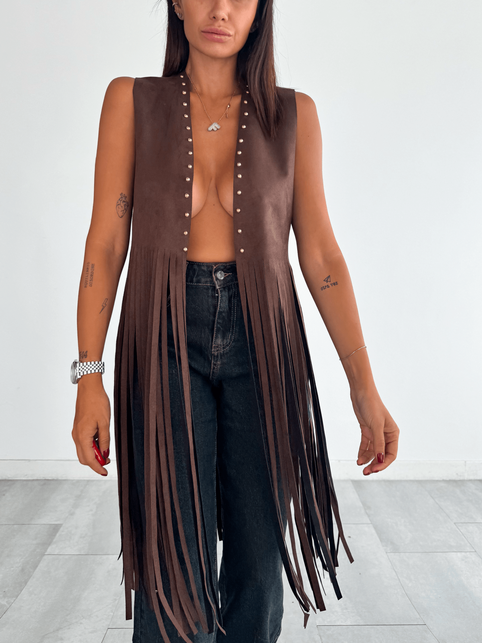 Gilet Spin - Marrone - SAINTH