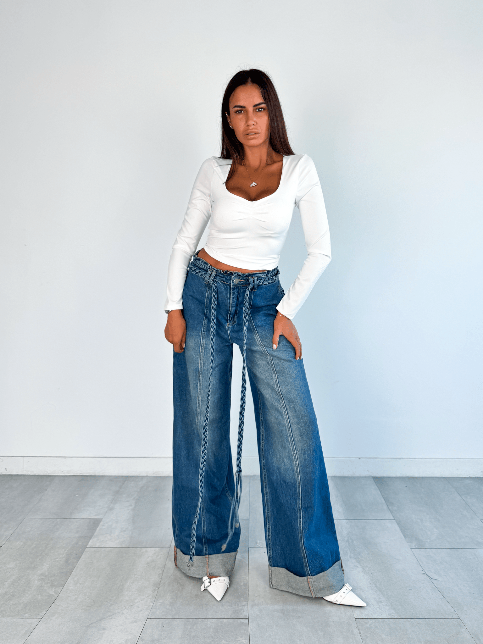 Jeans Treccina - Blu Denim - SAINTH