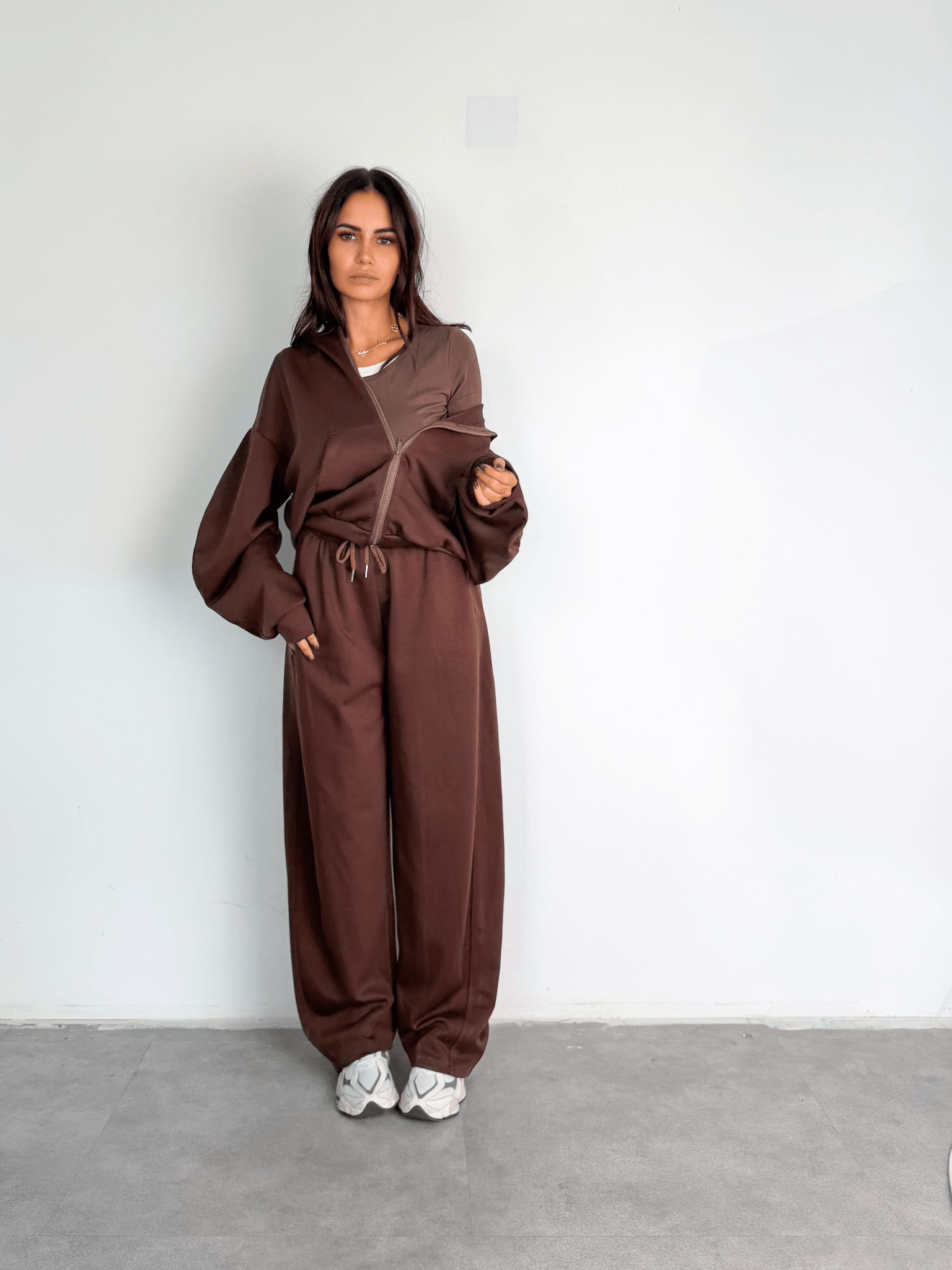 Felpa Wide Arm - Marrone - SAINTH