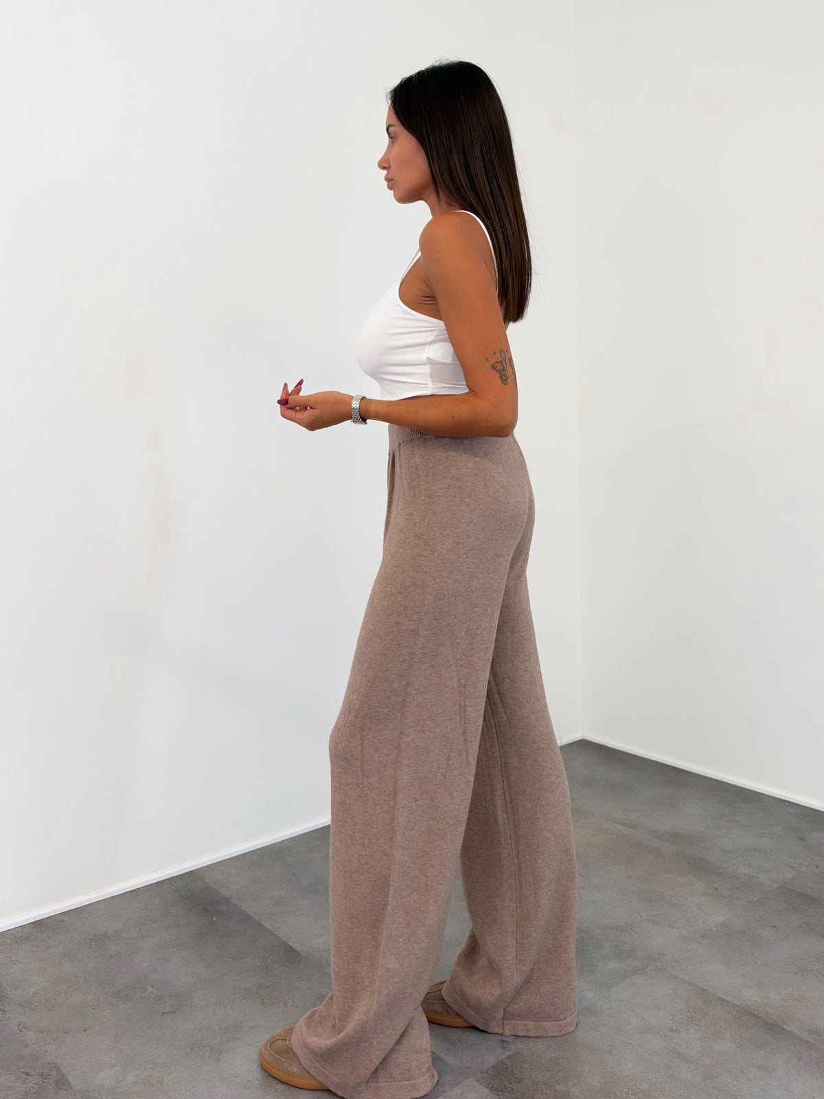 Pantalone Caress - Tortora