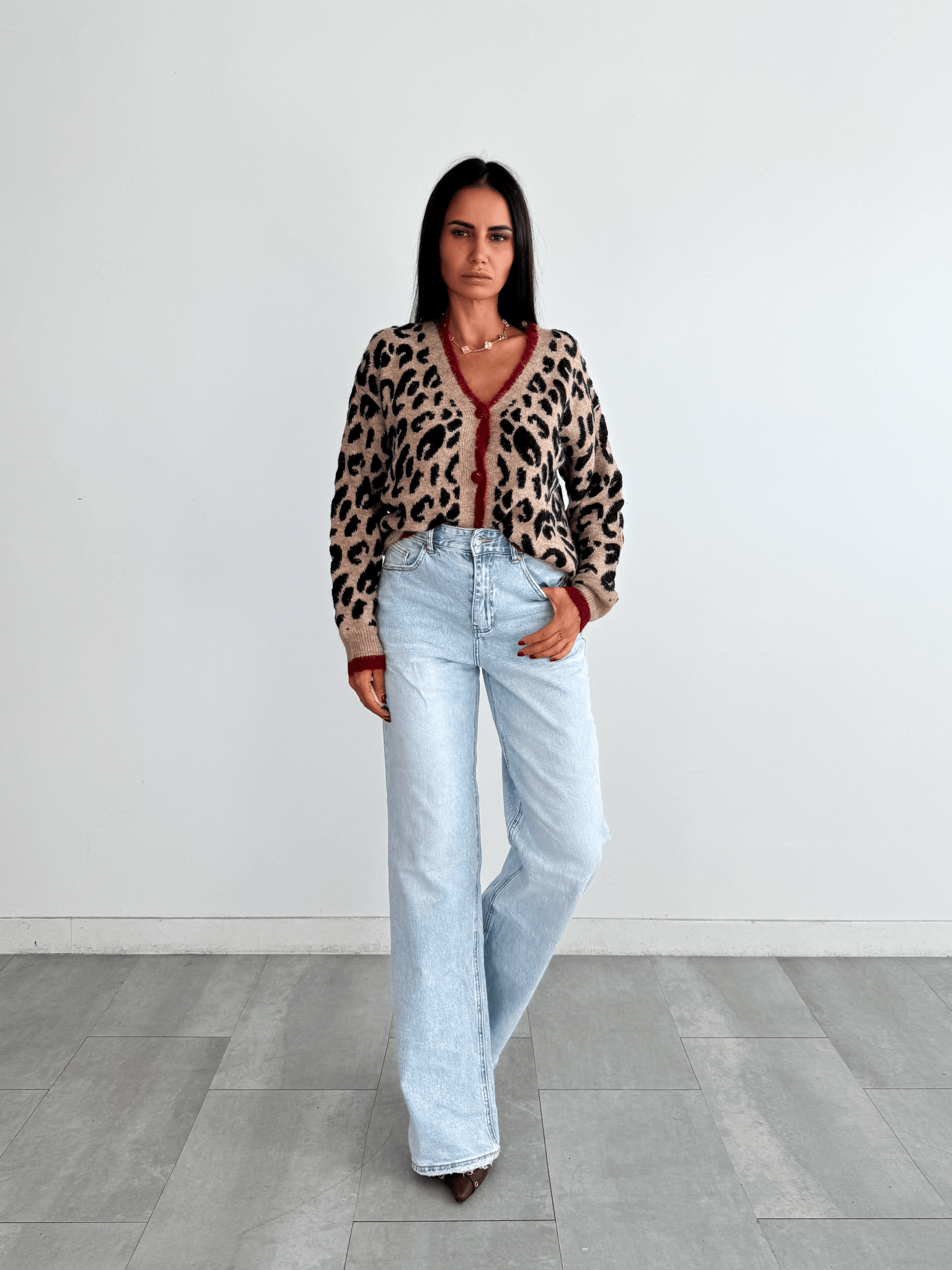 Cardigan Soft Leo - Rosso - SAINTH