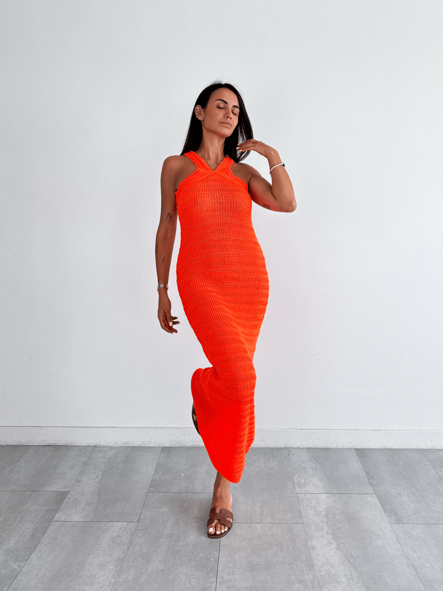 Abito Cross - Arancio - SAINTH