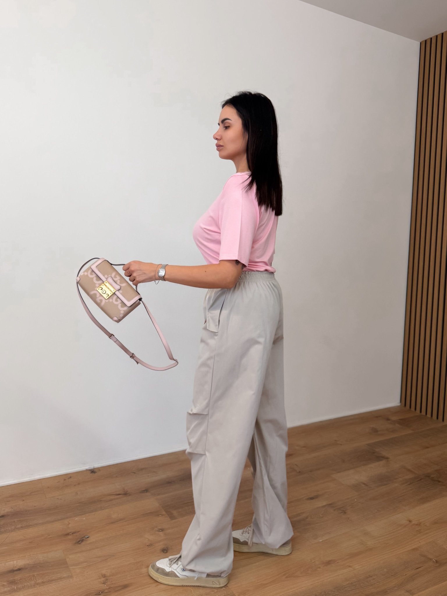 Pantalone Parachute - Beige - SAINTH