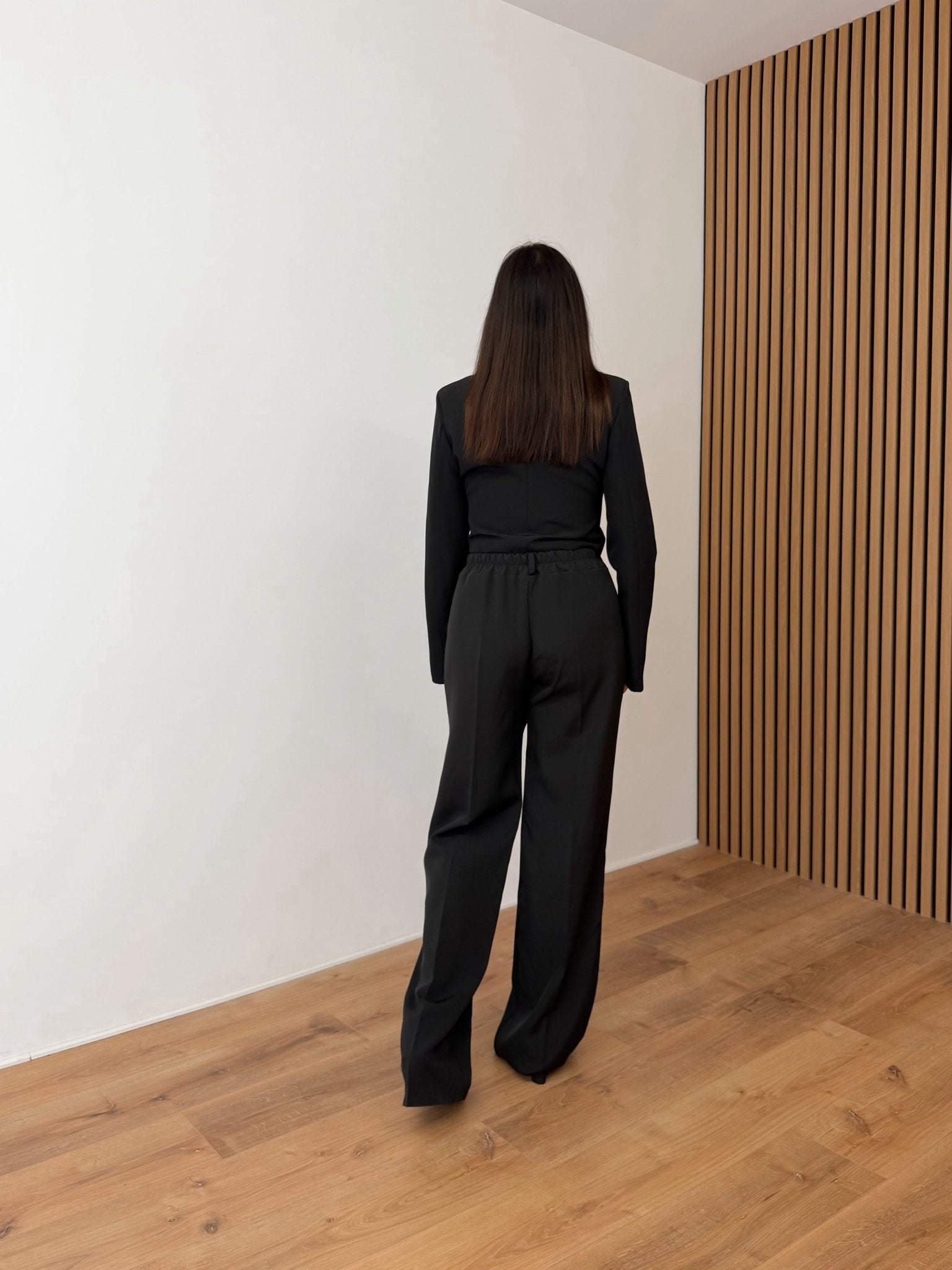 Completo Tailleur Cropped - Nero - SAINTH