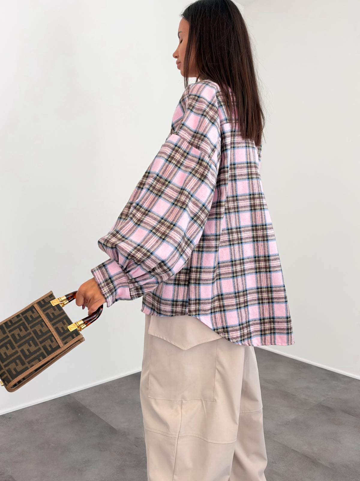 Camicia Factory - Marrone Rosa