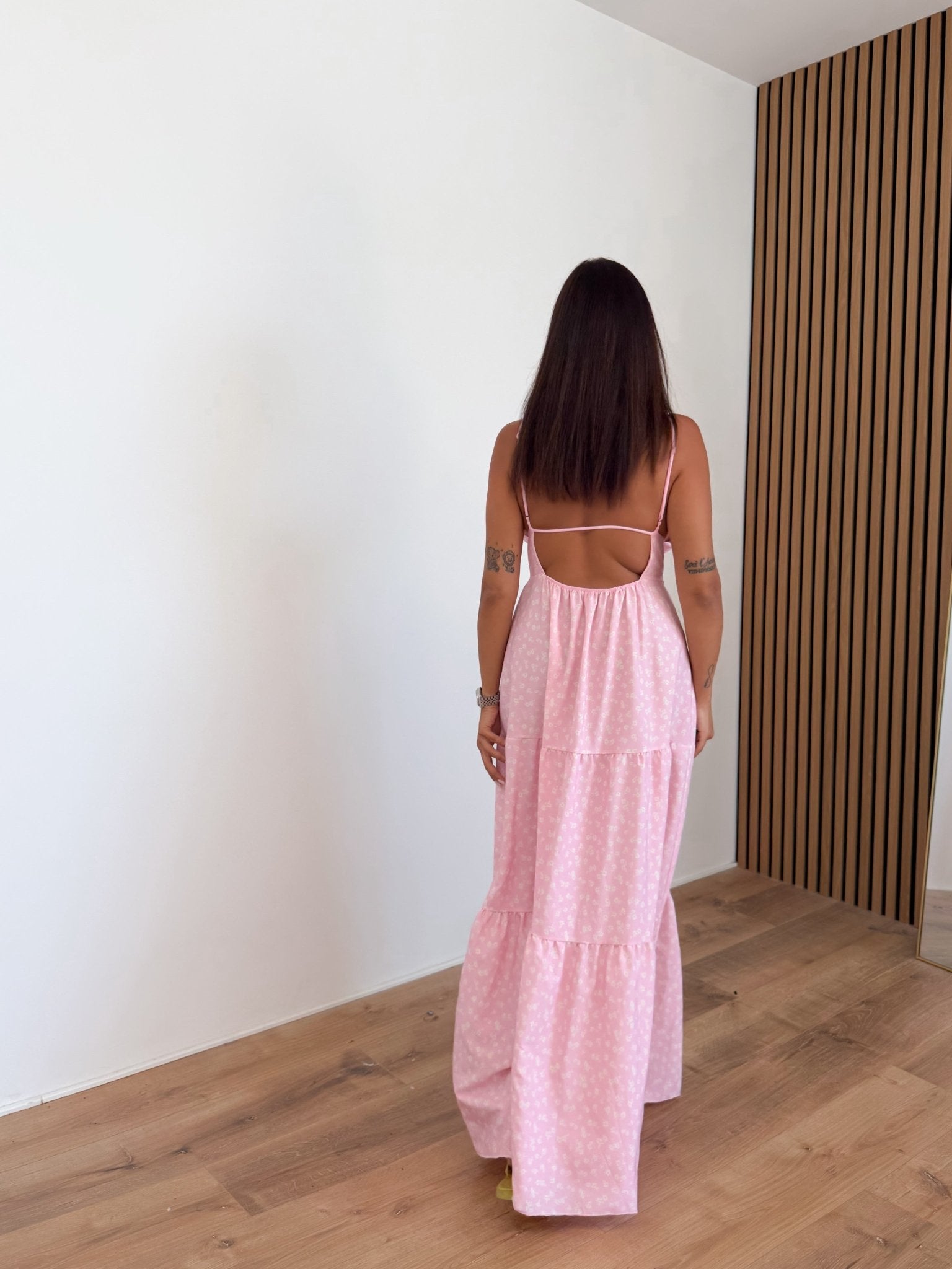 Abito Floreale - Rosa - SAINTH