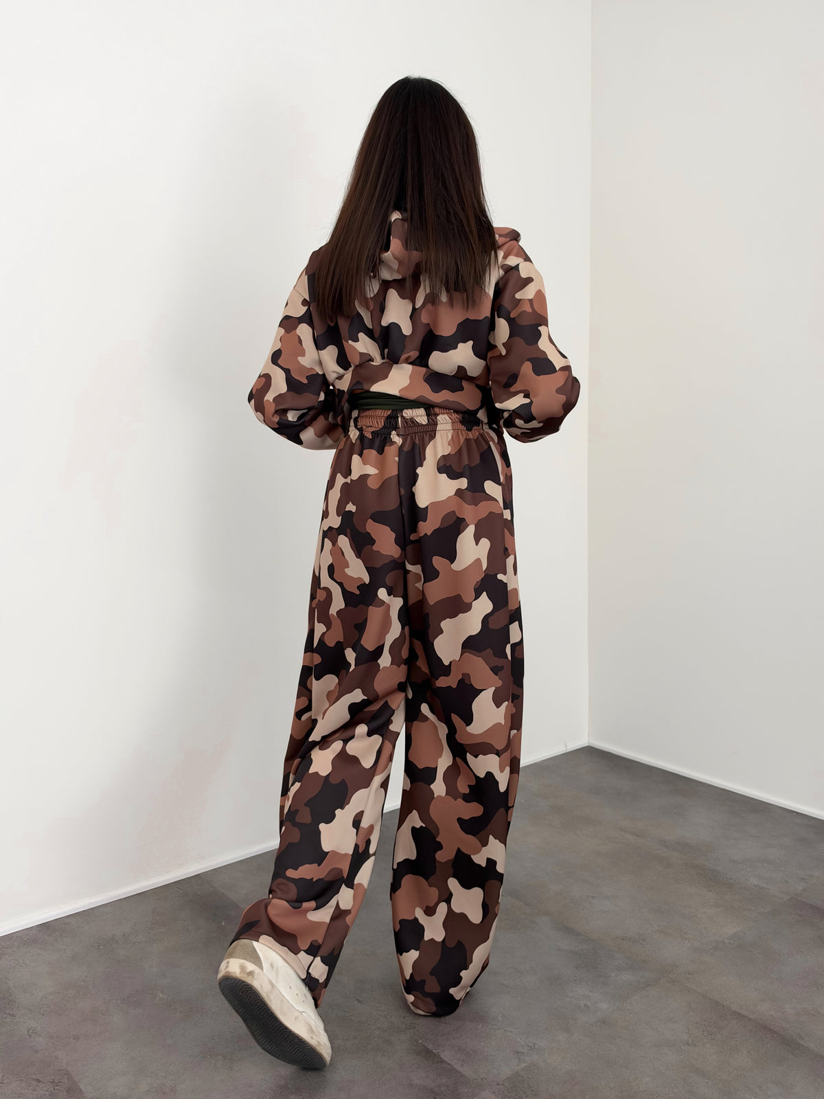 Coordinato Tris Combat - Marrone