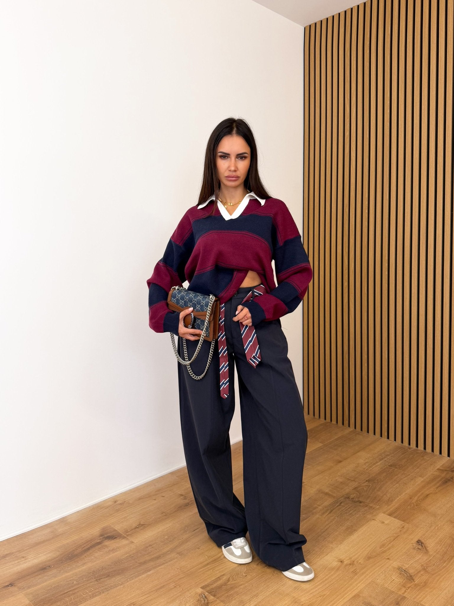 Polo Breton - Blu E Bordeaux - SAINTH