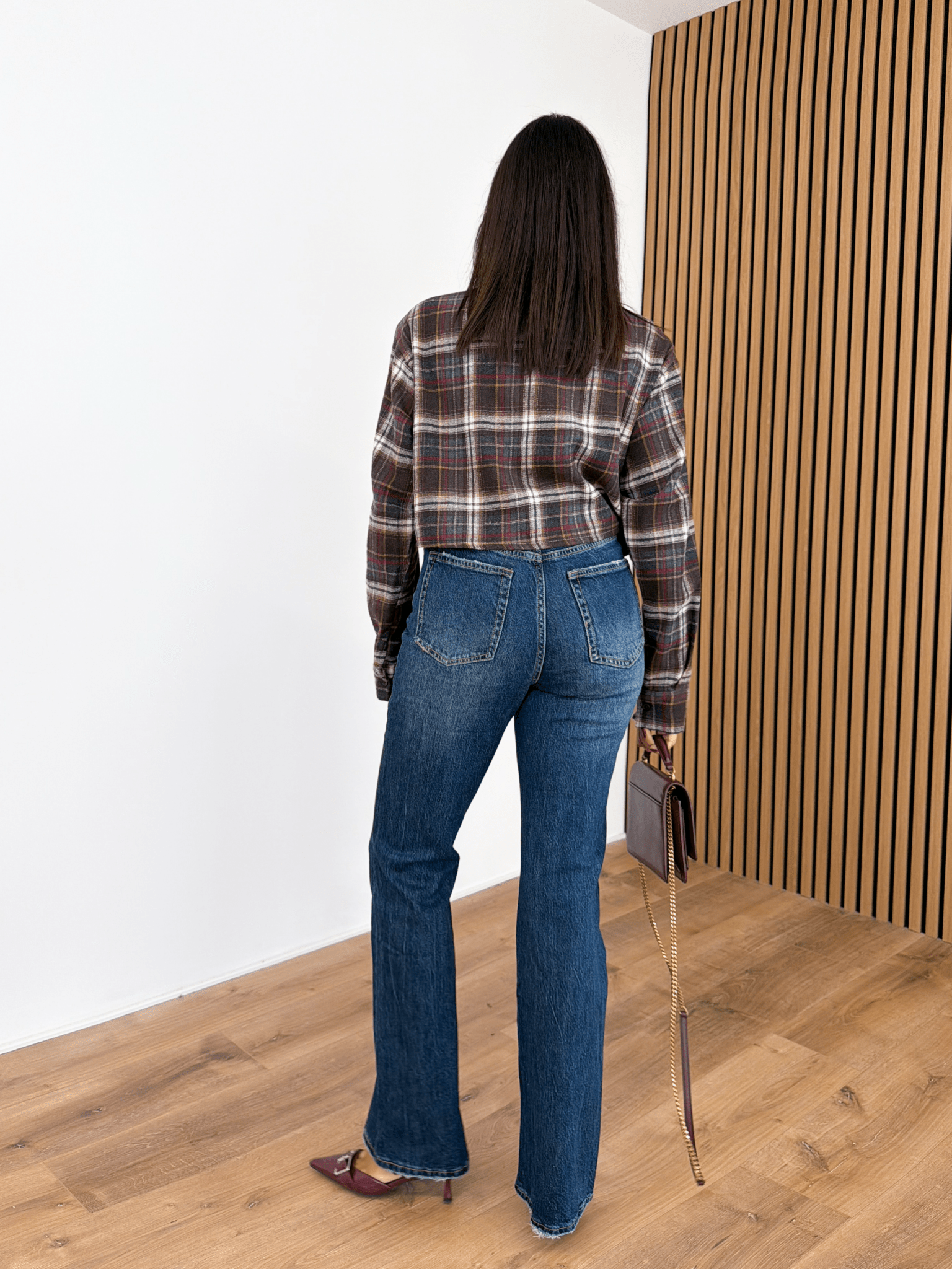 Camicia Crop Spallone - Grigia - SAINTH