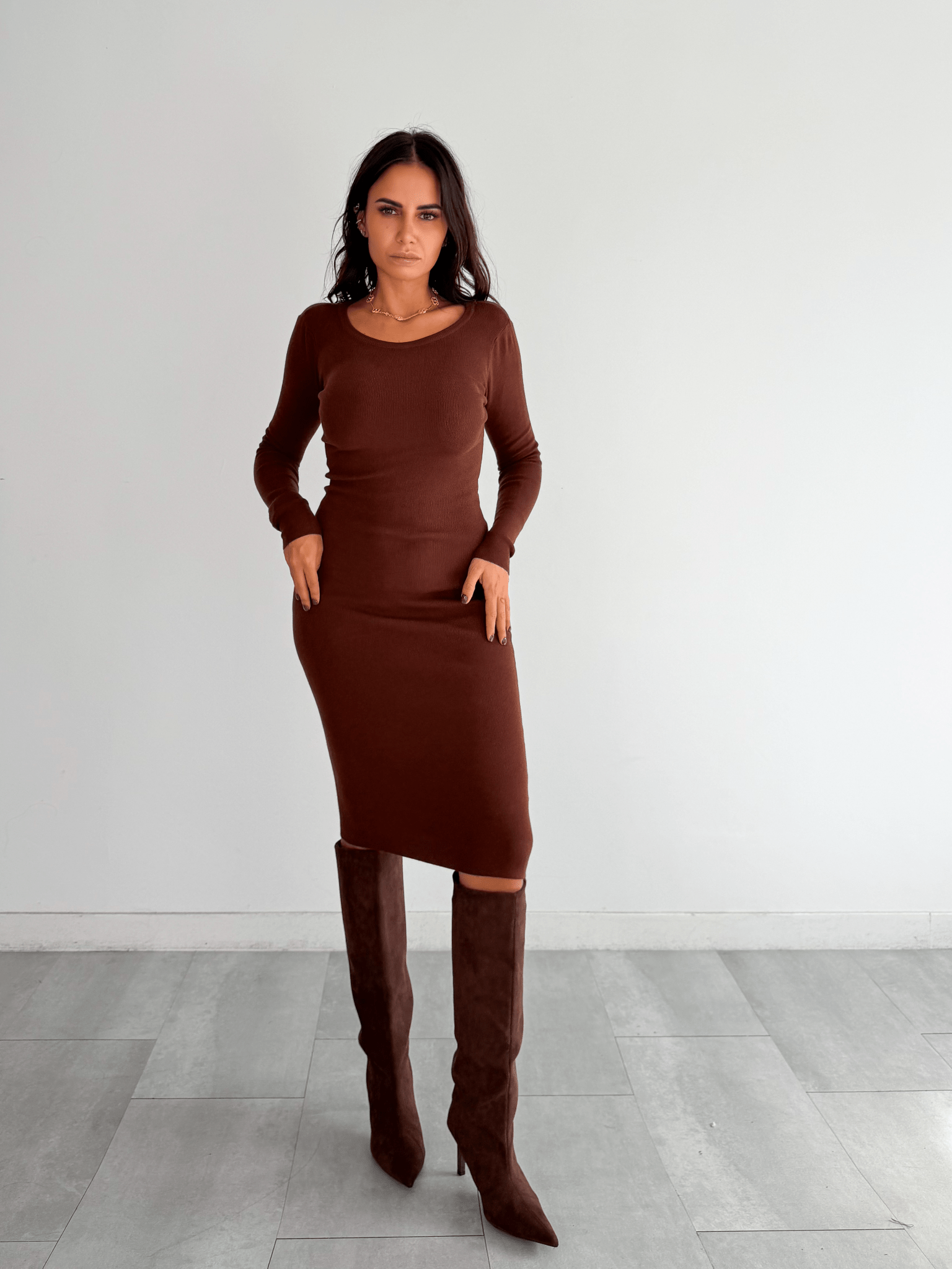 Pull Abito Nube - Marrone - SAINTH