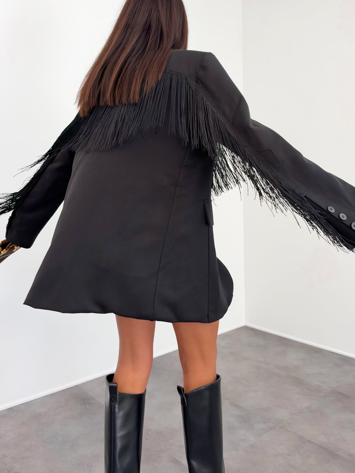 Blazer Filo D'angelo - Nero