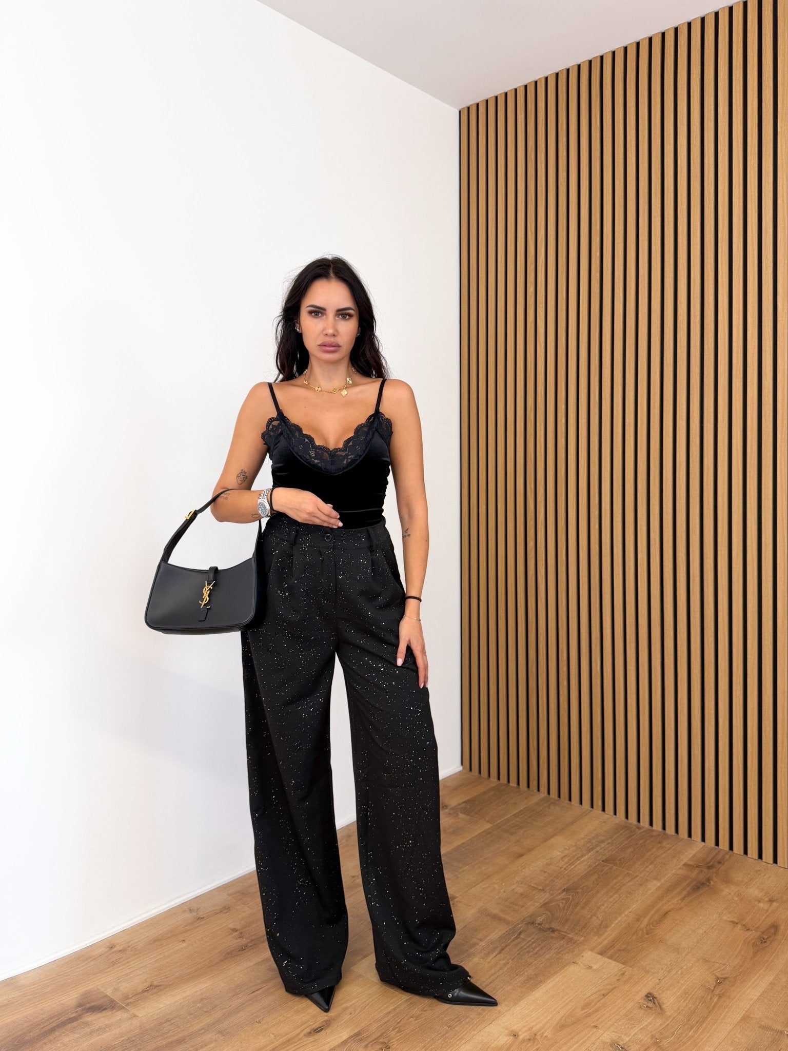 Pantalone Scaj - Nero - SAINTH