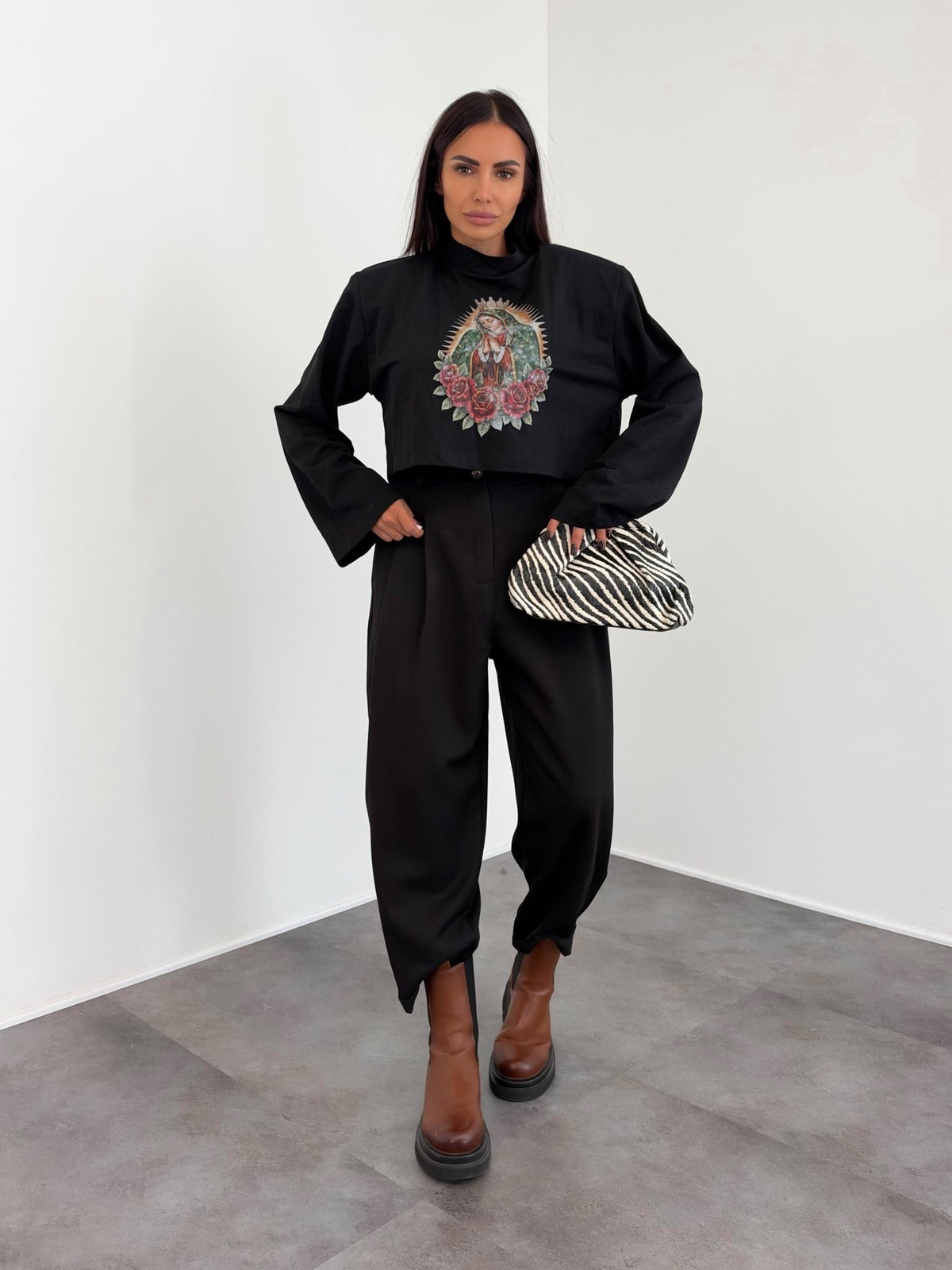 Pantalone Oval - Nero - SAINTH