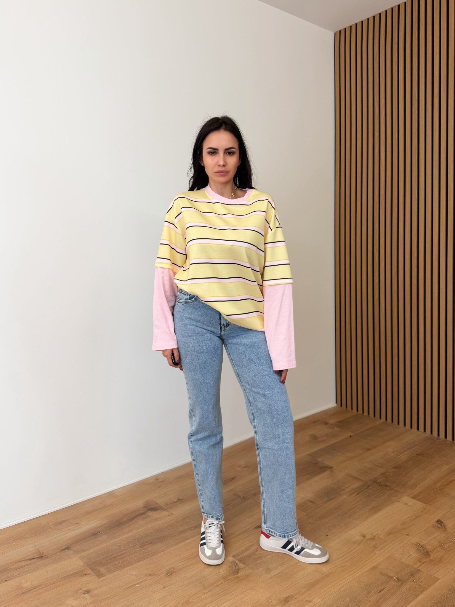 Maglia Skater - Gialla e Rosa - SAINTH