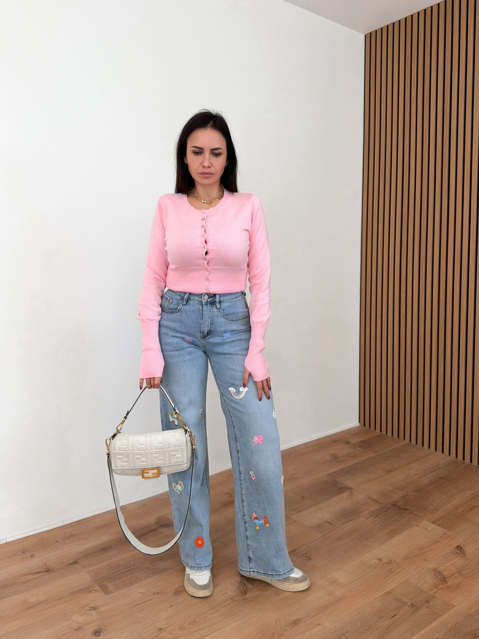 Cardigan Tea - Baby Pink - SAINTH