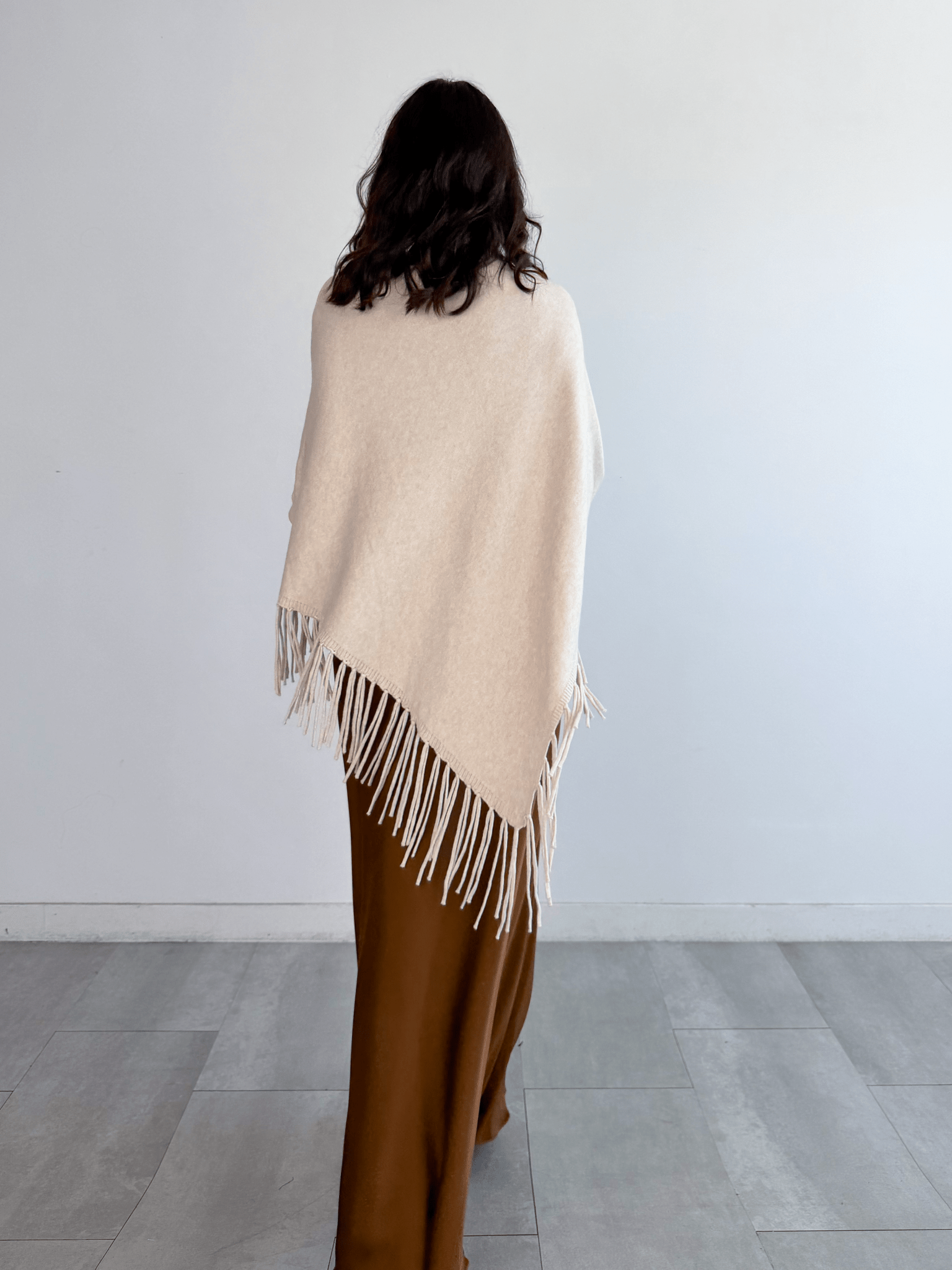 Gonna Fluide - Marrone - SAINTH