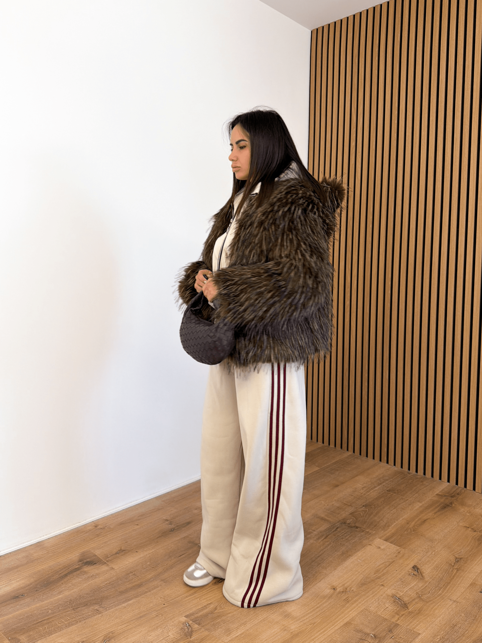 Completo Tuta Felpato - Beige e Bordeaux - SAINTH