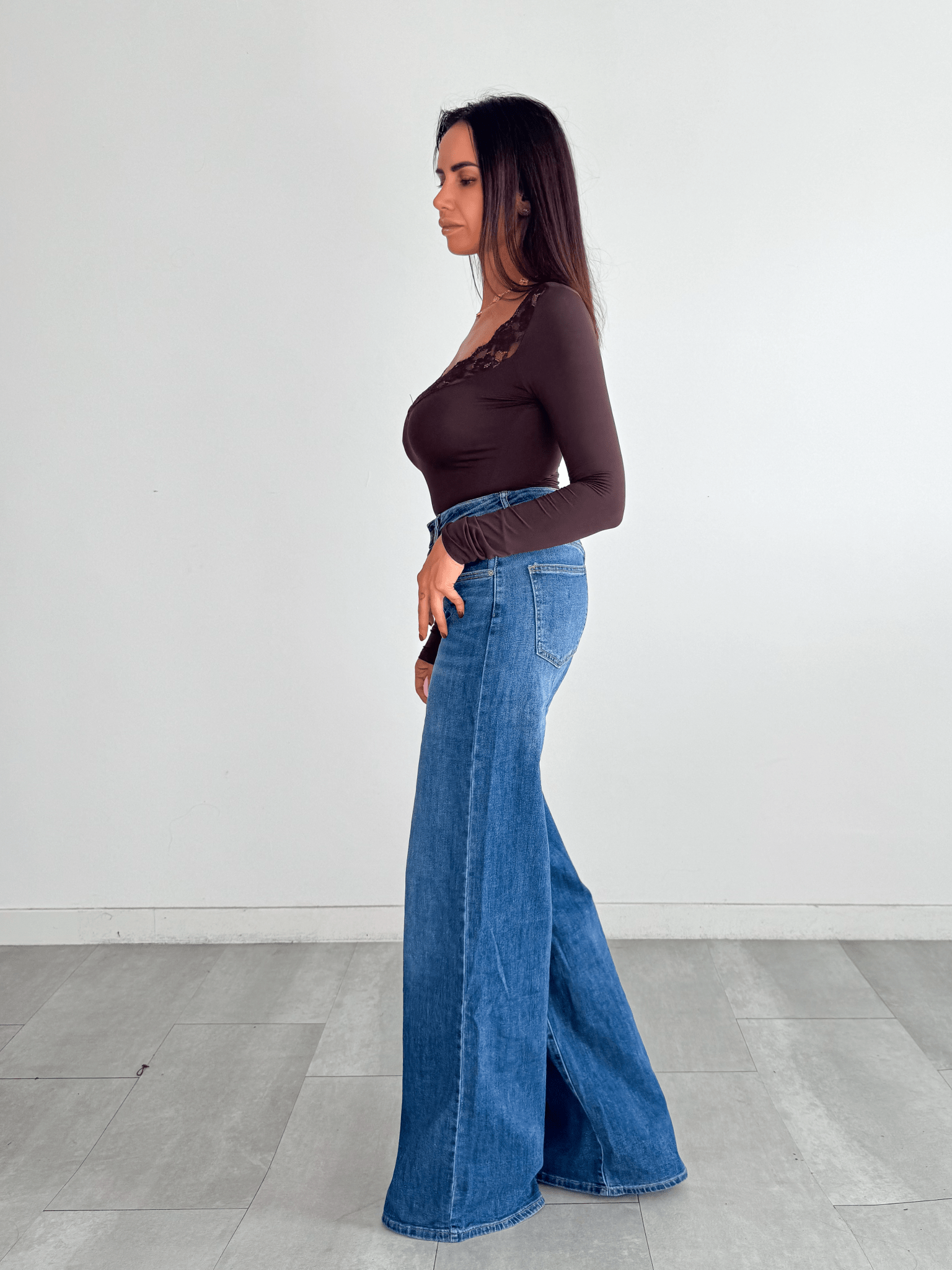 Maglietta Decor - Marrone - SAINTH