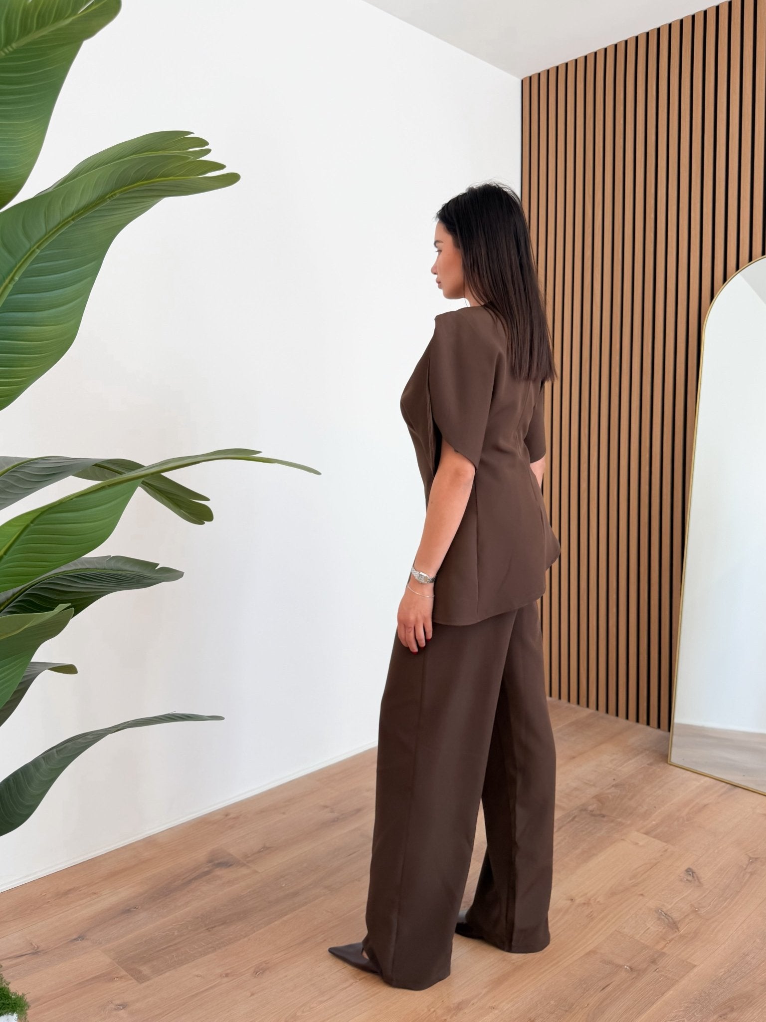 Coordinato Extra Volume - Marrone - SAINTH