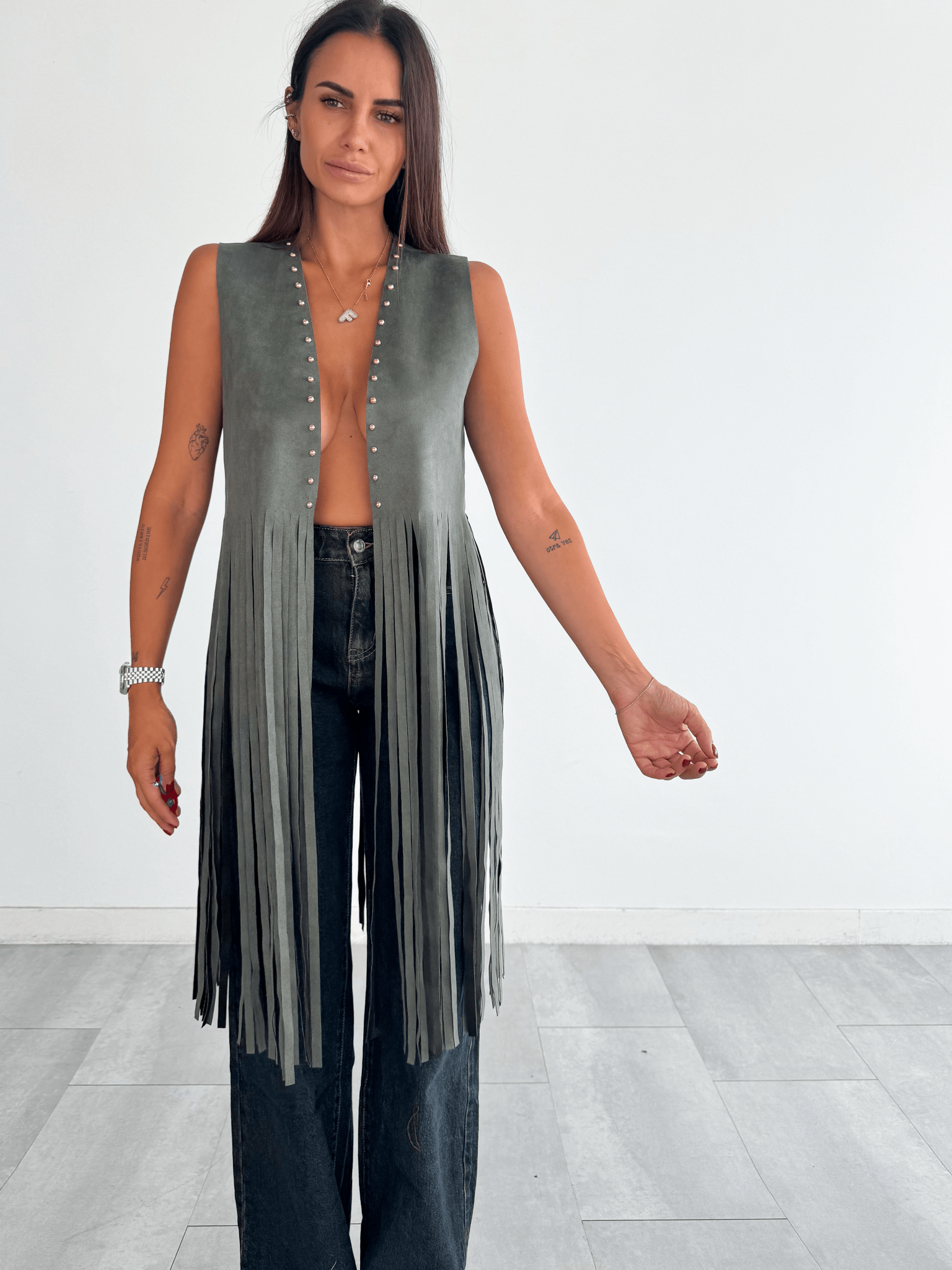 Gilet Spin - Verde Militare - SAINTH