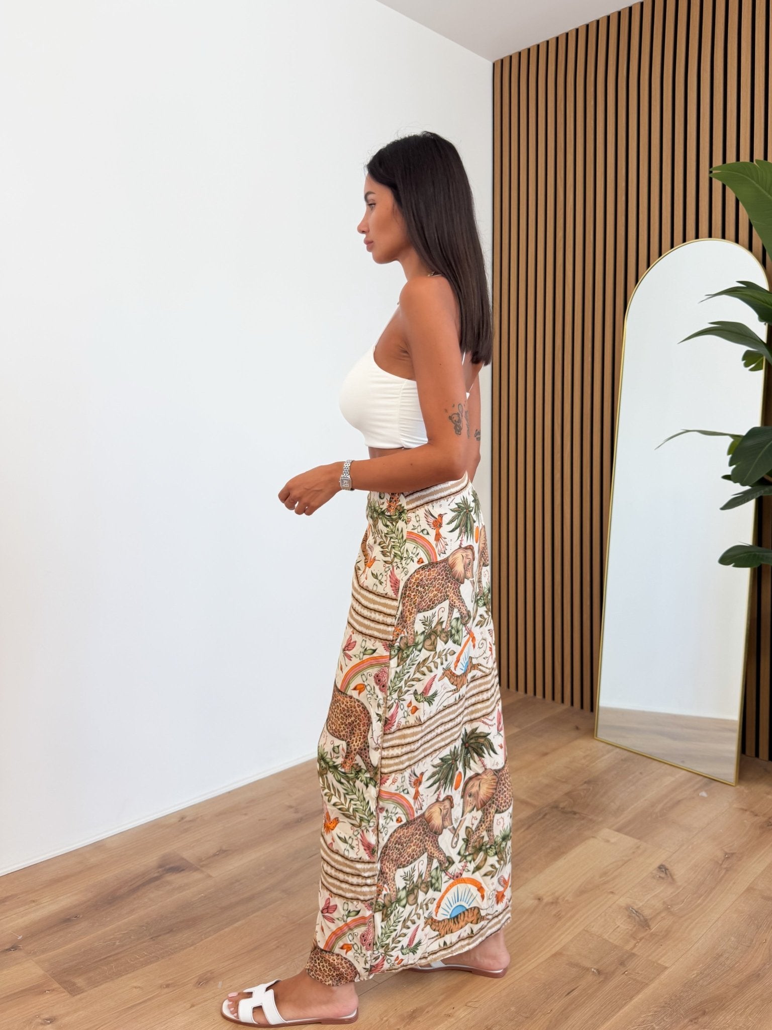 Gonna Pareo Long - Burro Animalier