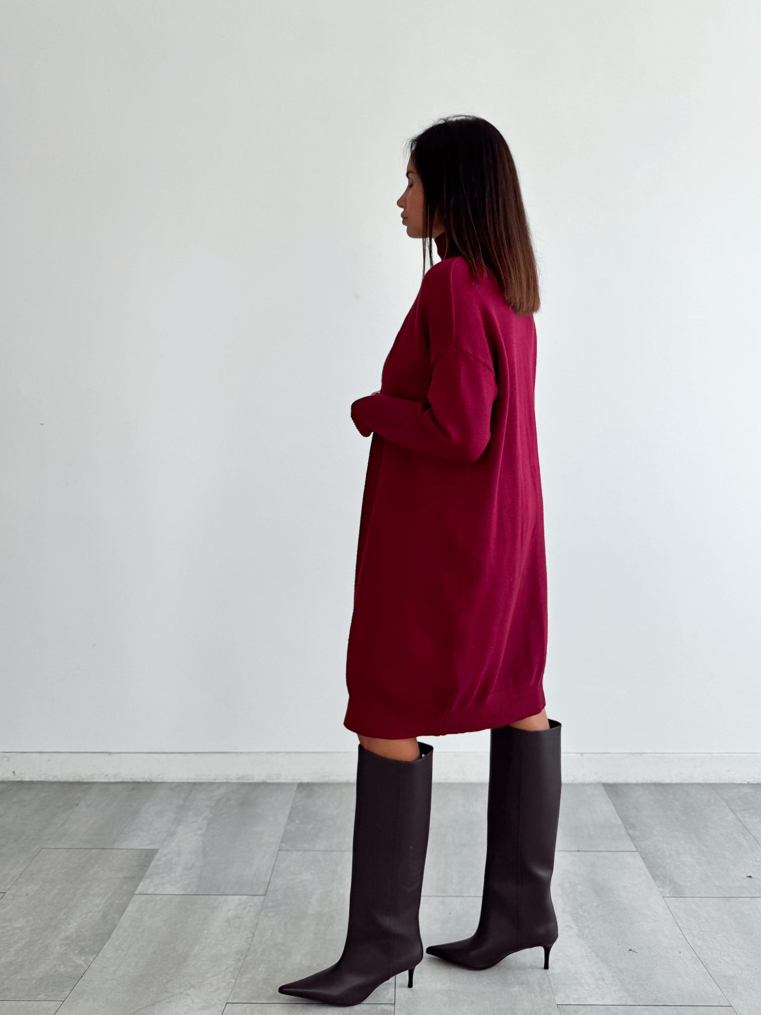 Abito Pull Need - Bordeaux - SAINTH