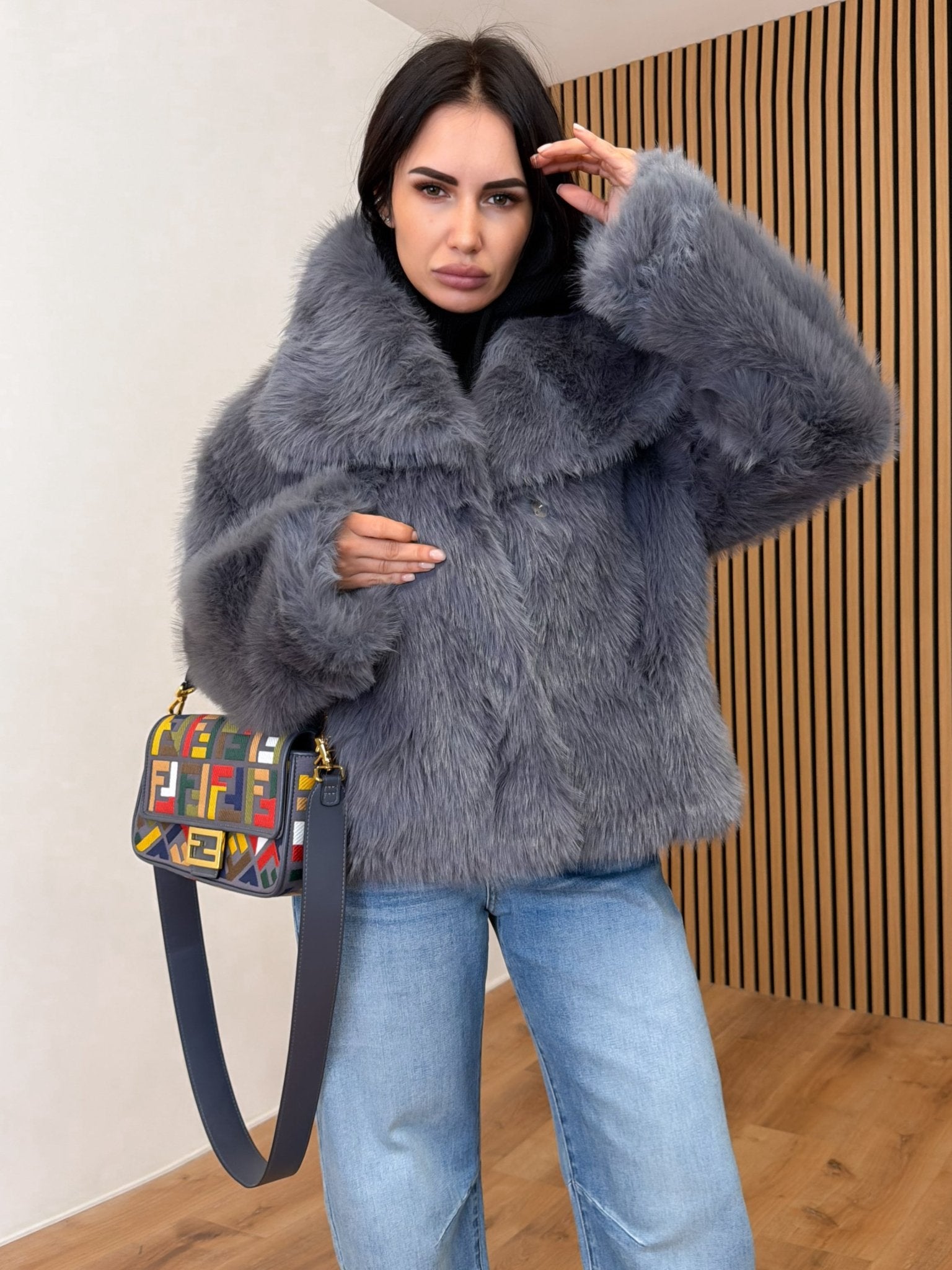 Pelliccia Chamonix - Grigia - SAINTH