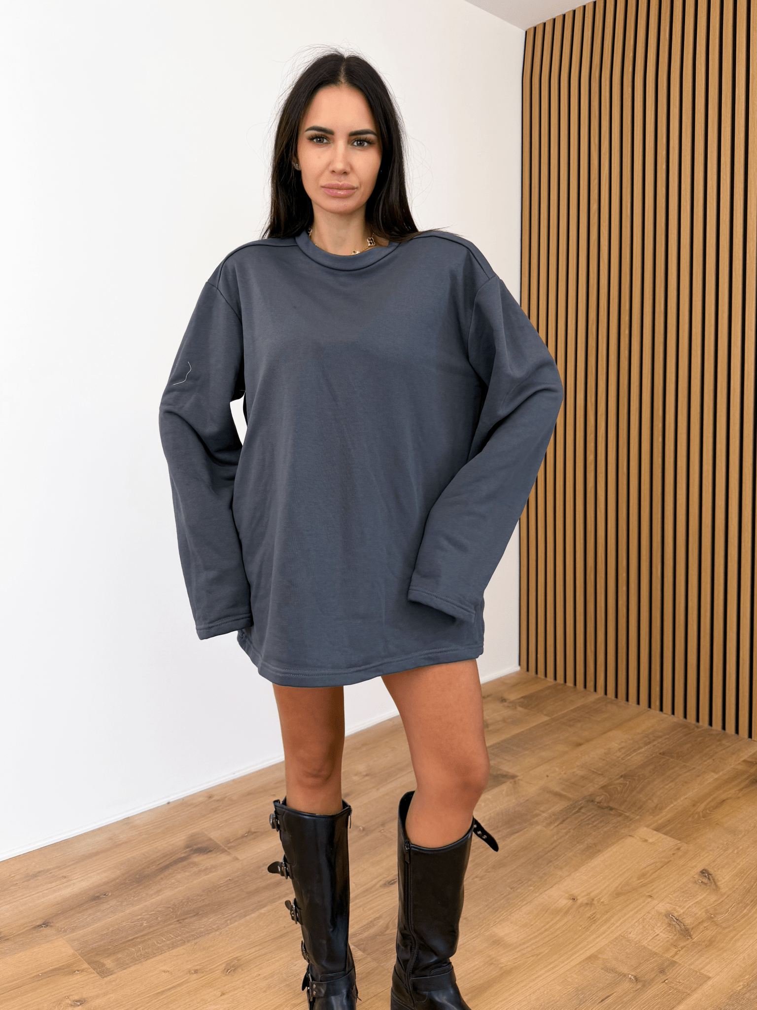 Felpa MaxiSpalle - Grigia - SAINTH