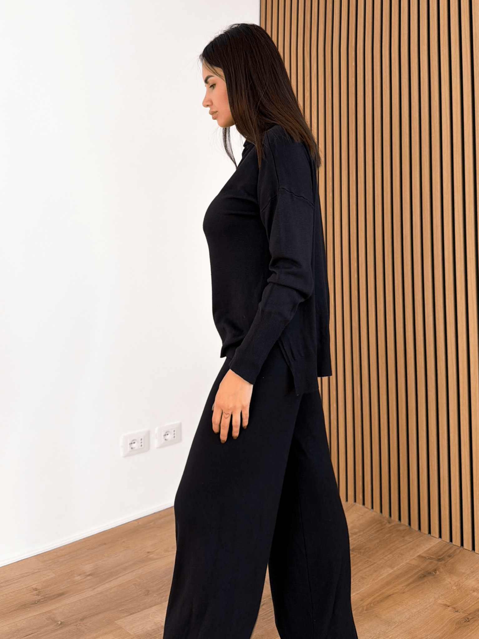 Coordinato Carezza - Nero - SAINTH