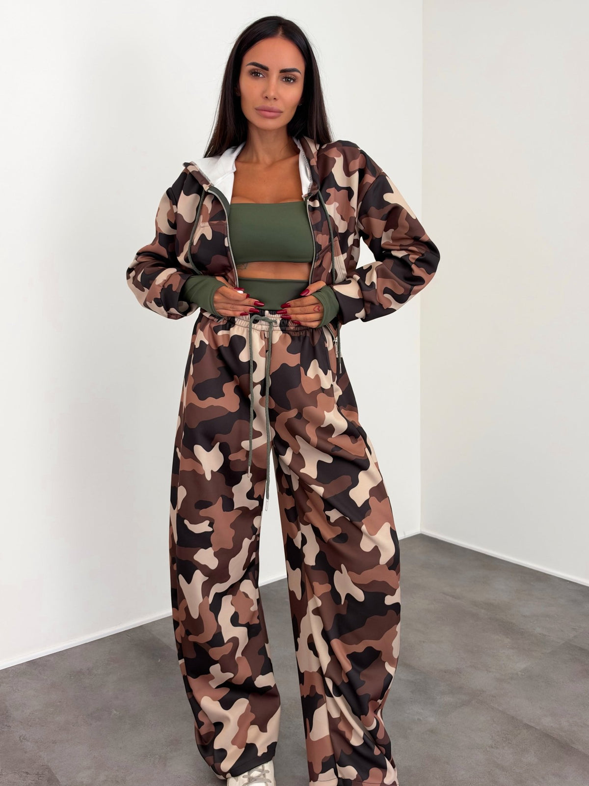 Coordinato Tris Combat - Marrone - SAINTH