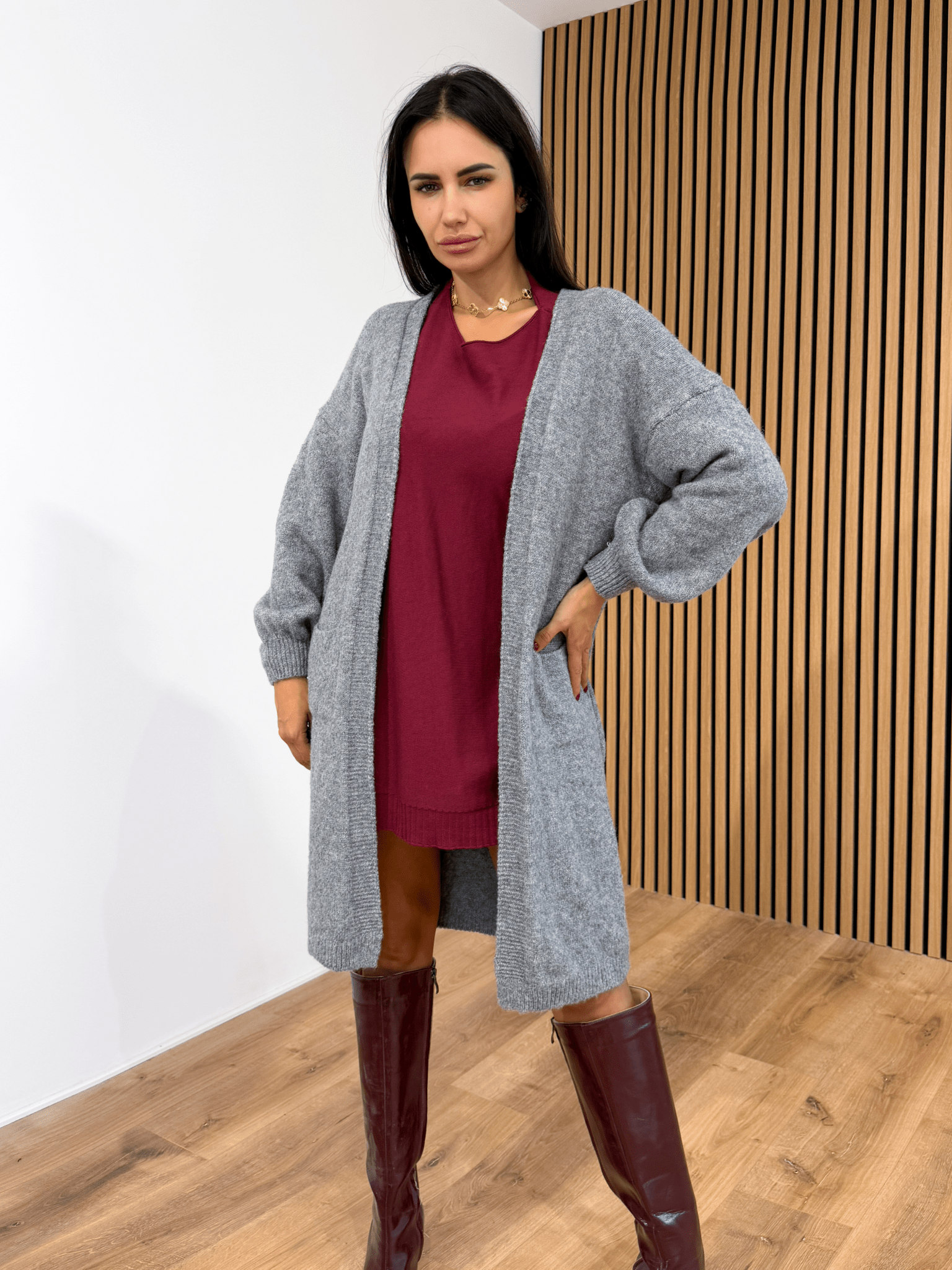 Pull Abito Kiss - Bordeaux - SAINTH