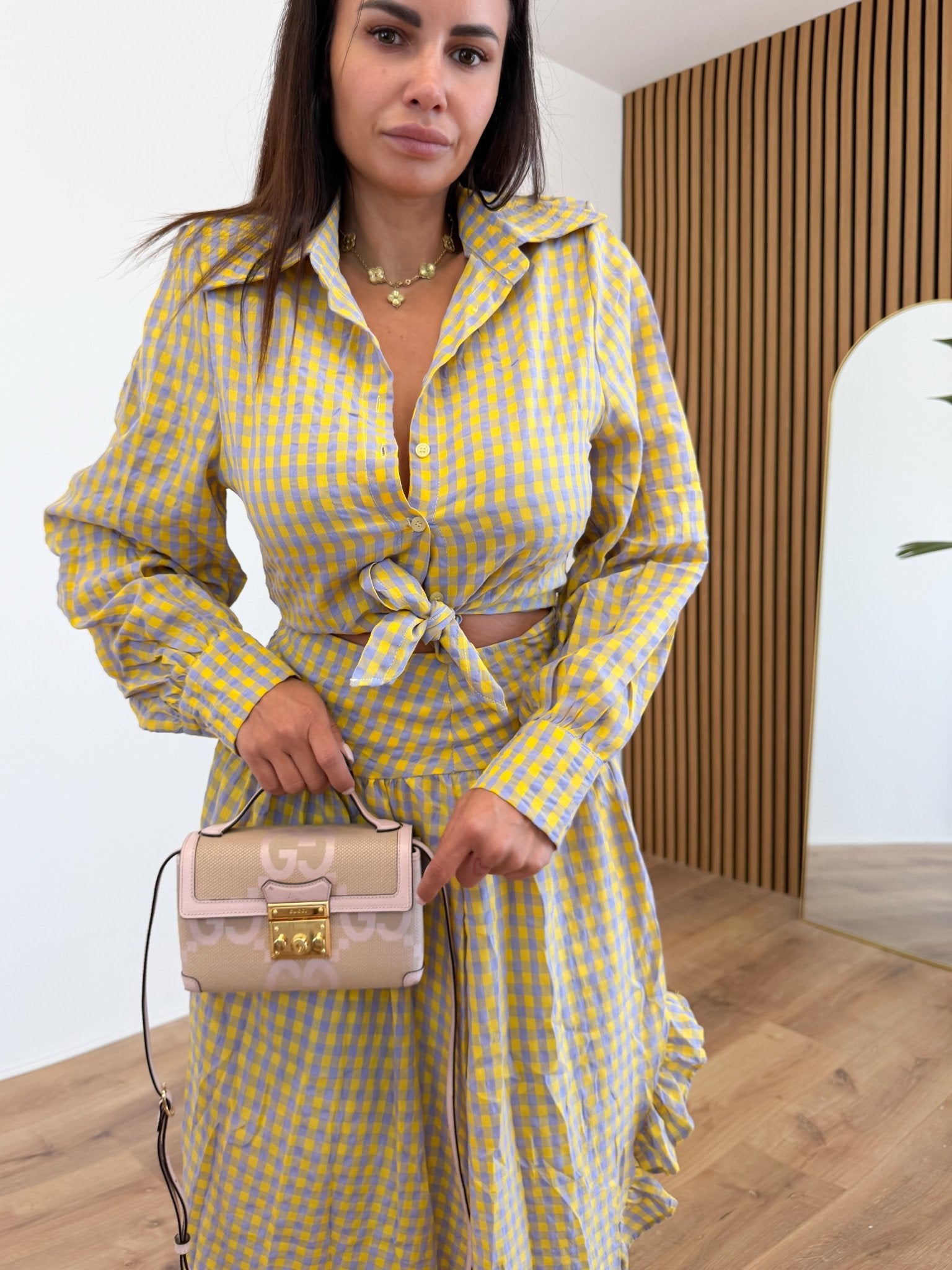 Coordinato 17305 - Lilla e Giallo - SAINTH