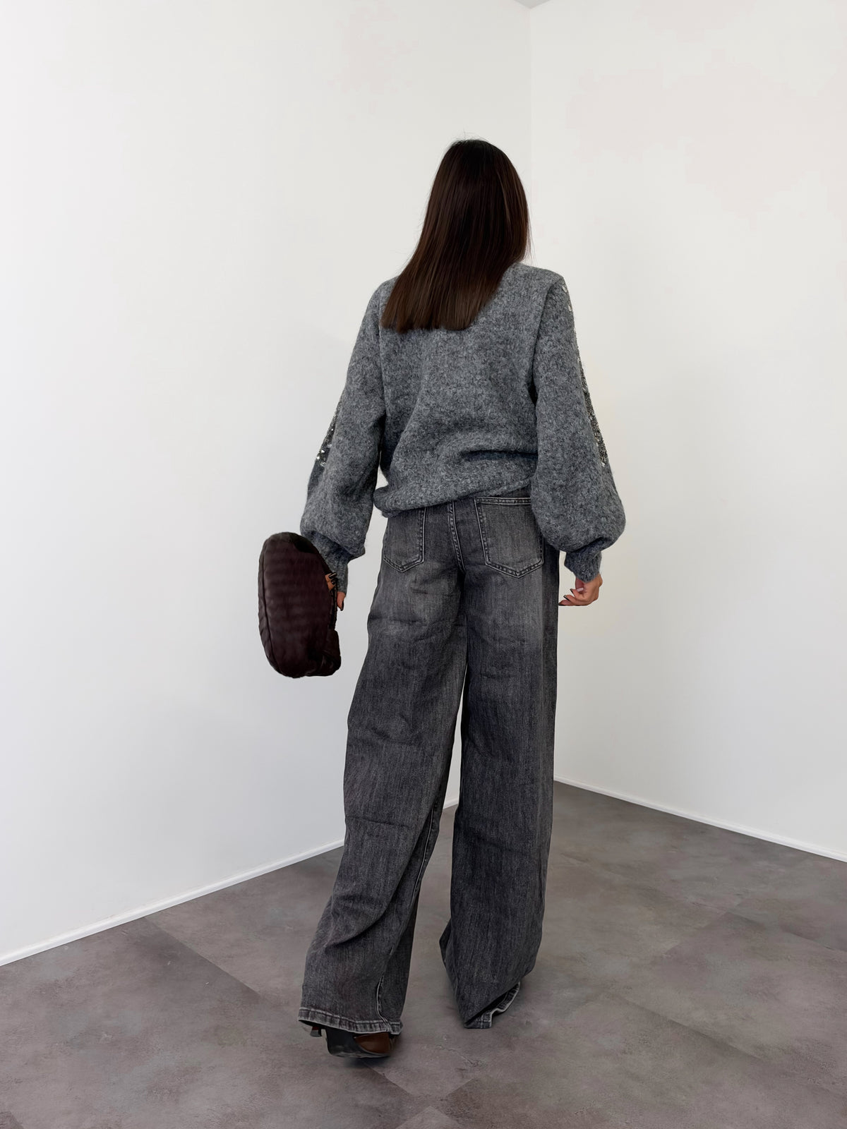 Jeans Perla15 - Grigio - SAINTH