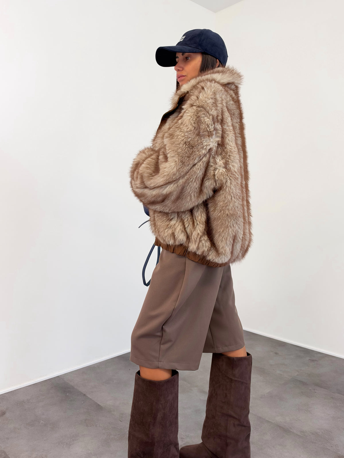 Giacca Switch Double Face - Camel