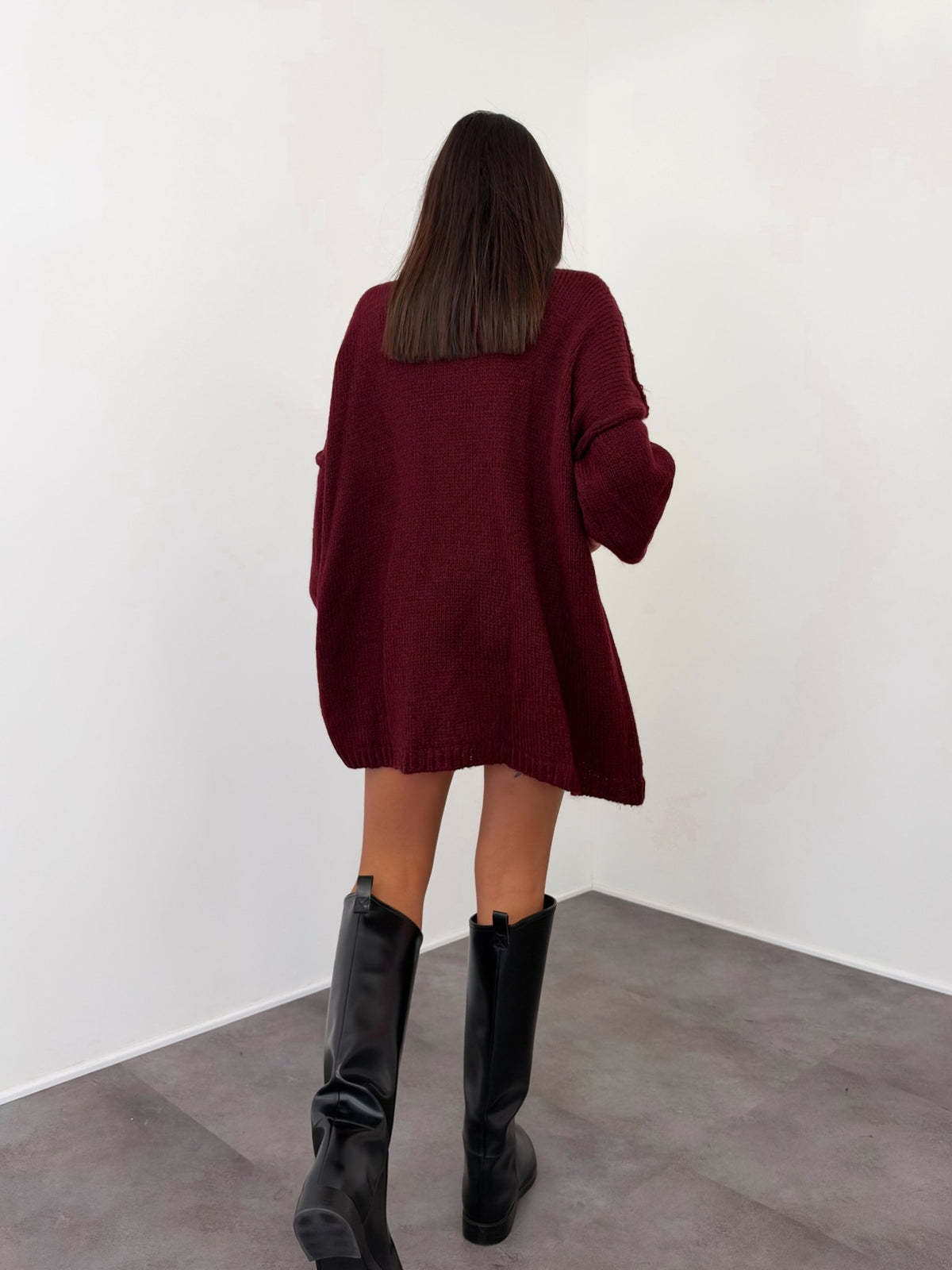Maxi Pull Ocean - Bordeaux - SAINTH