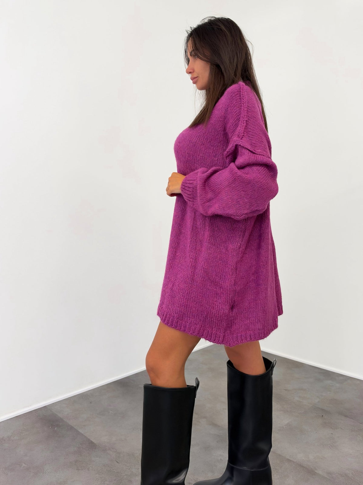 Maxi Pull Ocean - Magenta - SAINTH