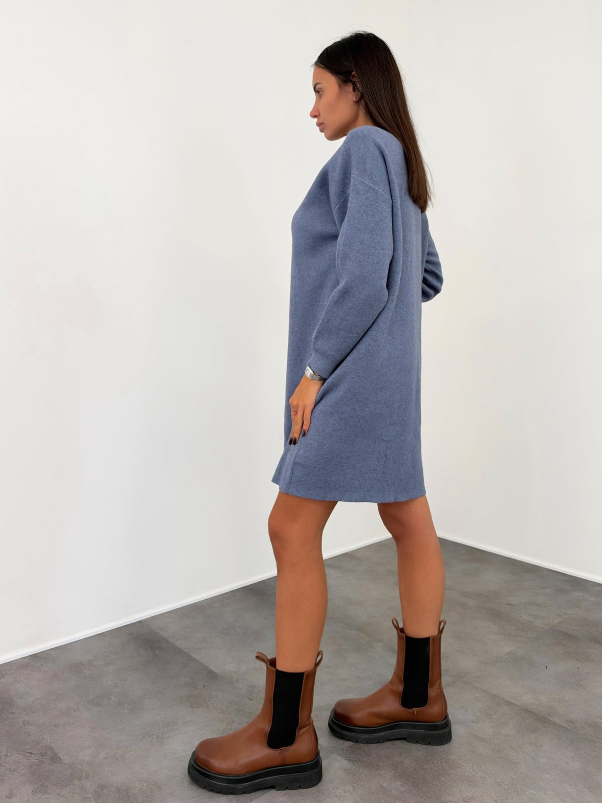 Abito Pull Margot - Indaco - SAINTH