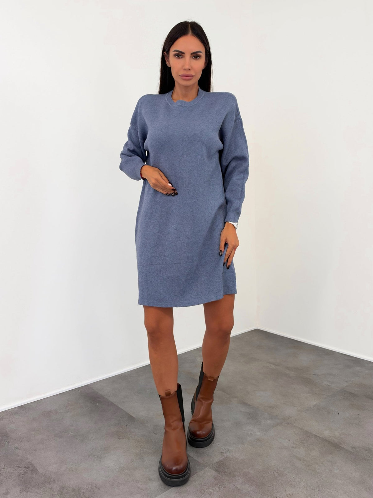Abito Pull Margot - Indaco - SAINTH