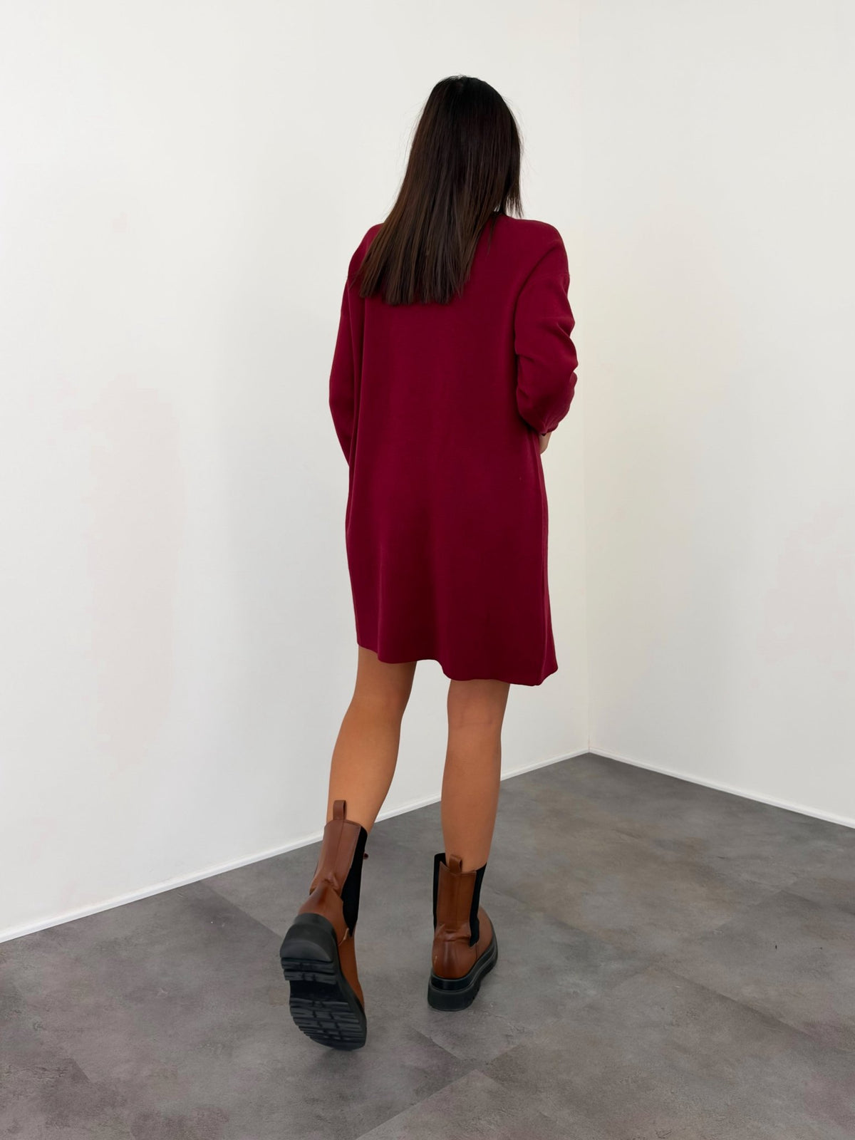 Abito Pull Margot - Bordeaux - SAINTH