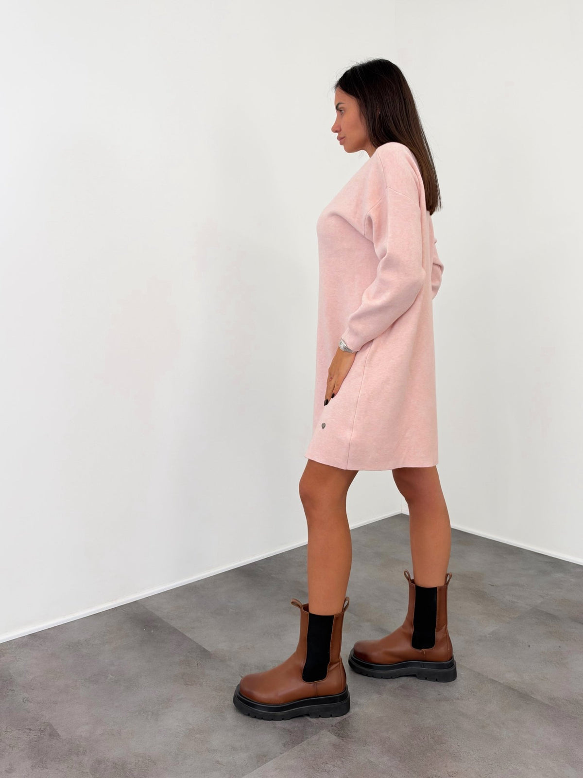 Abito Pull Margot - Rosa - SAINTH