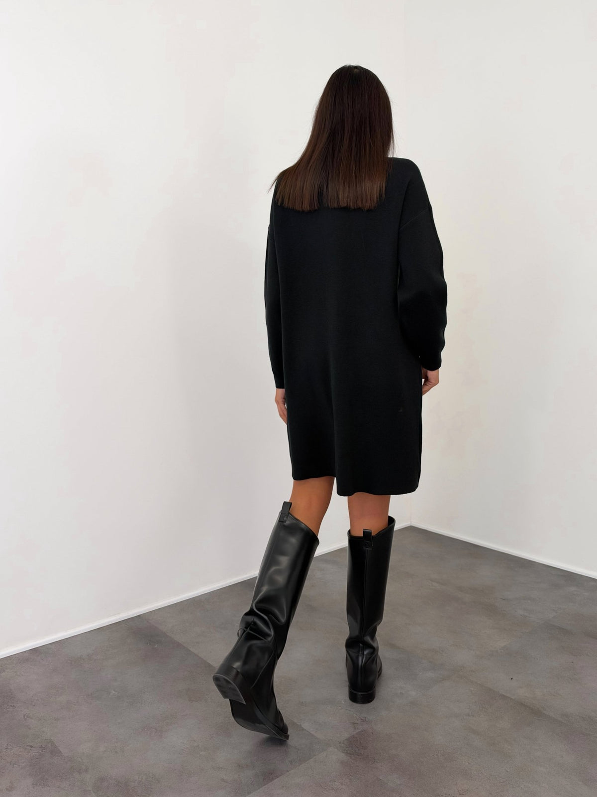 Abito Pull Margot - Nero - SAINTH
