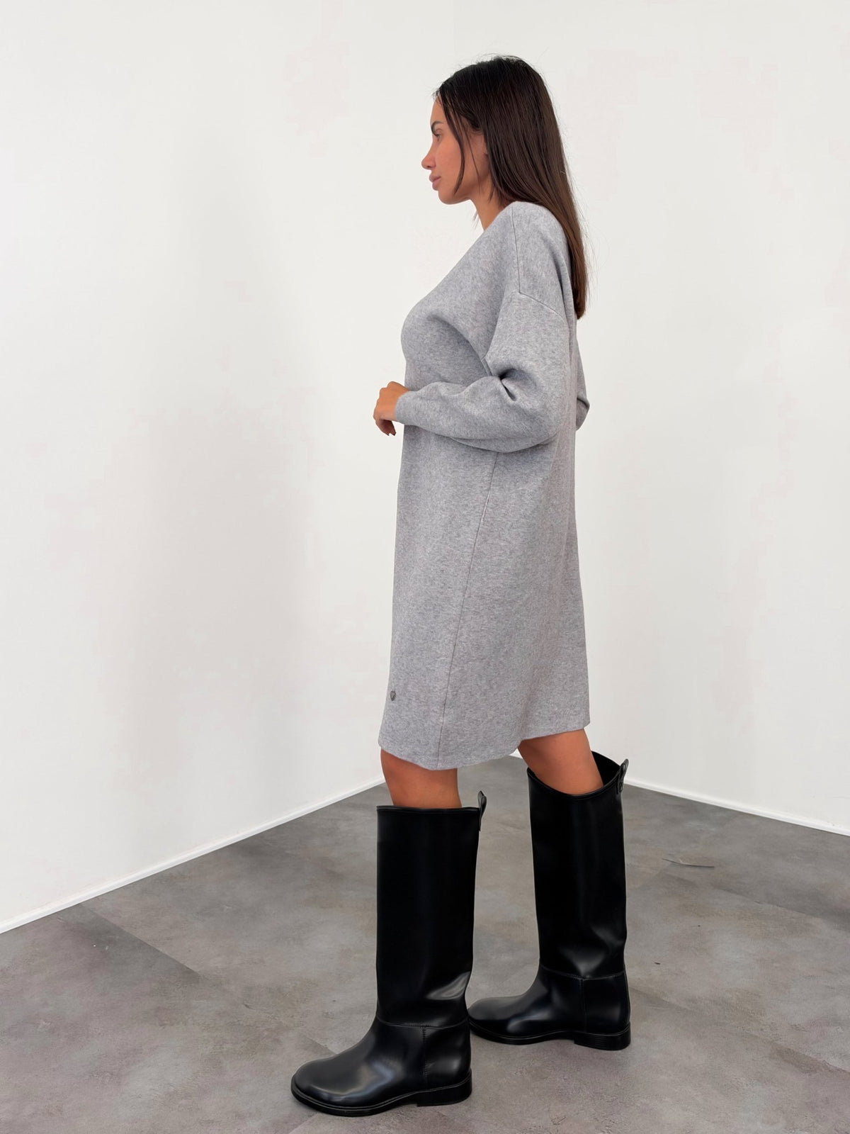 Abito Pull Margot - Grigio - SAINTH