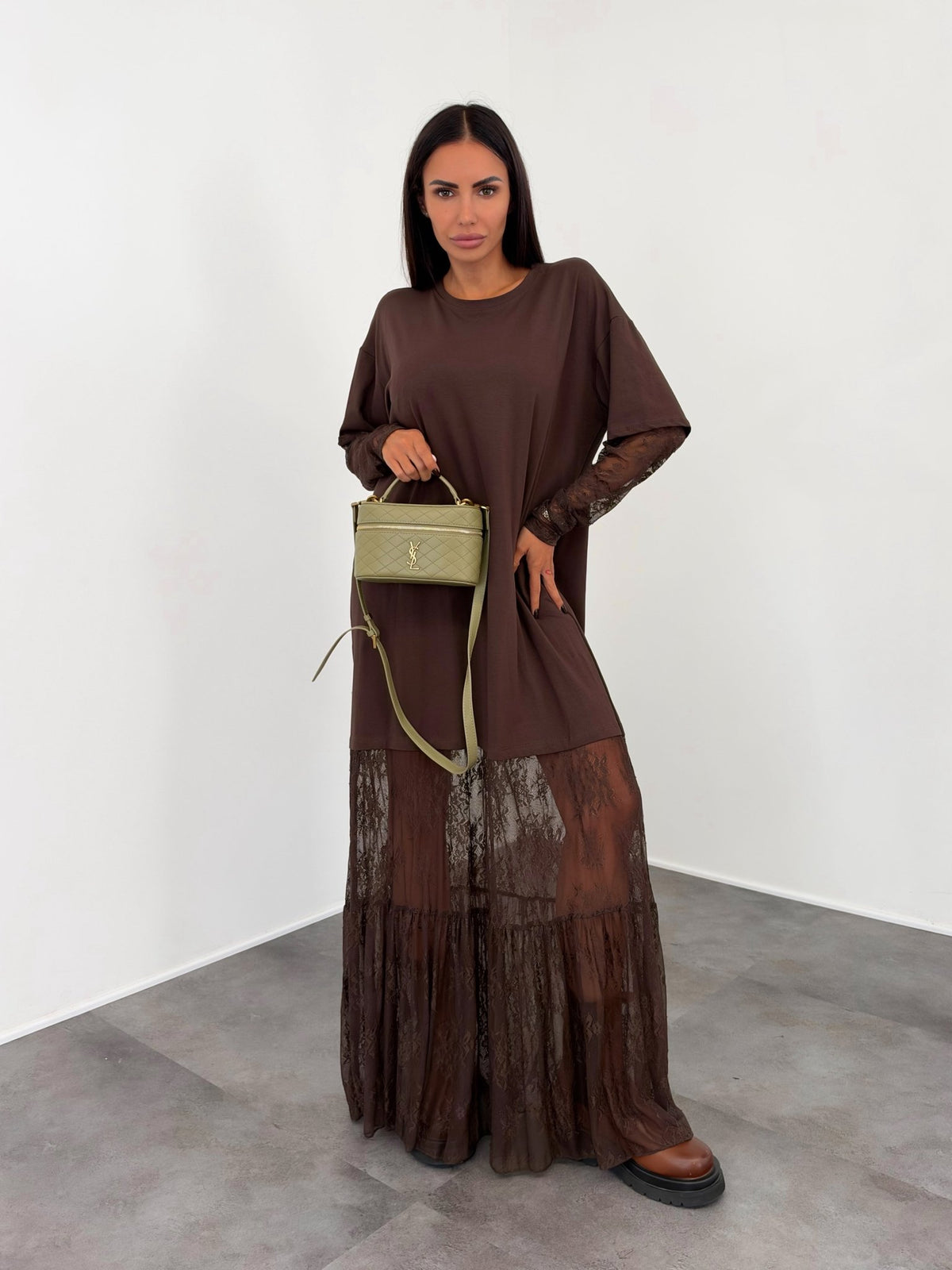 Abito Arabesque - Marrone - SAINTH