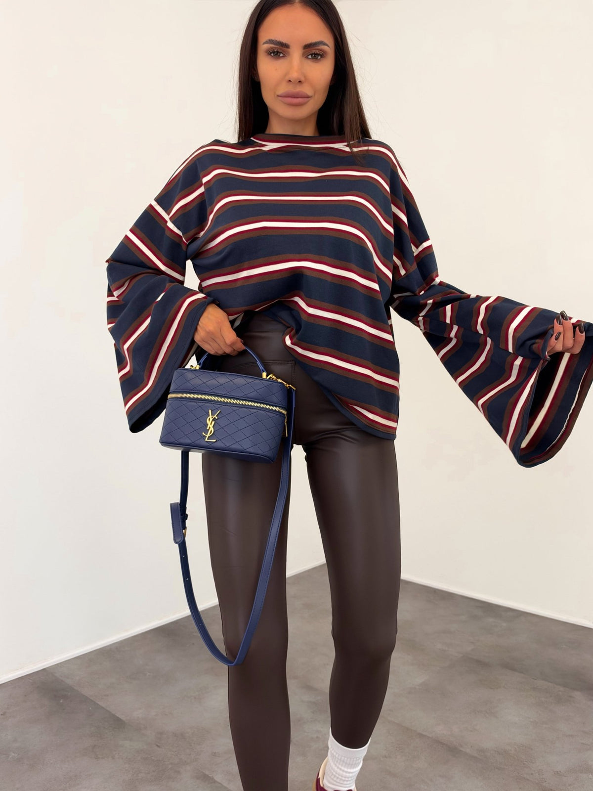 Maglia Breton - Blu Marrone - SAINTH