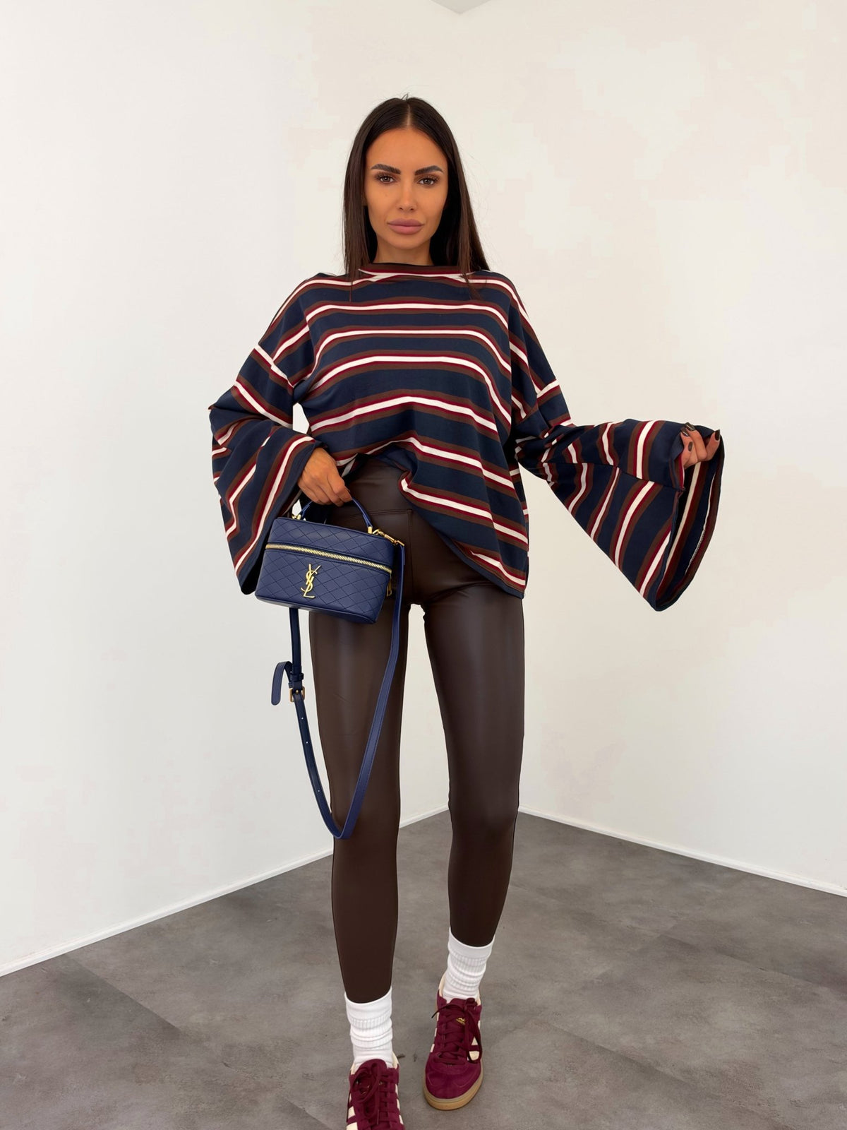 Maglia Breton - Blu Marrone - SAINTH